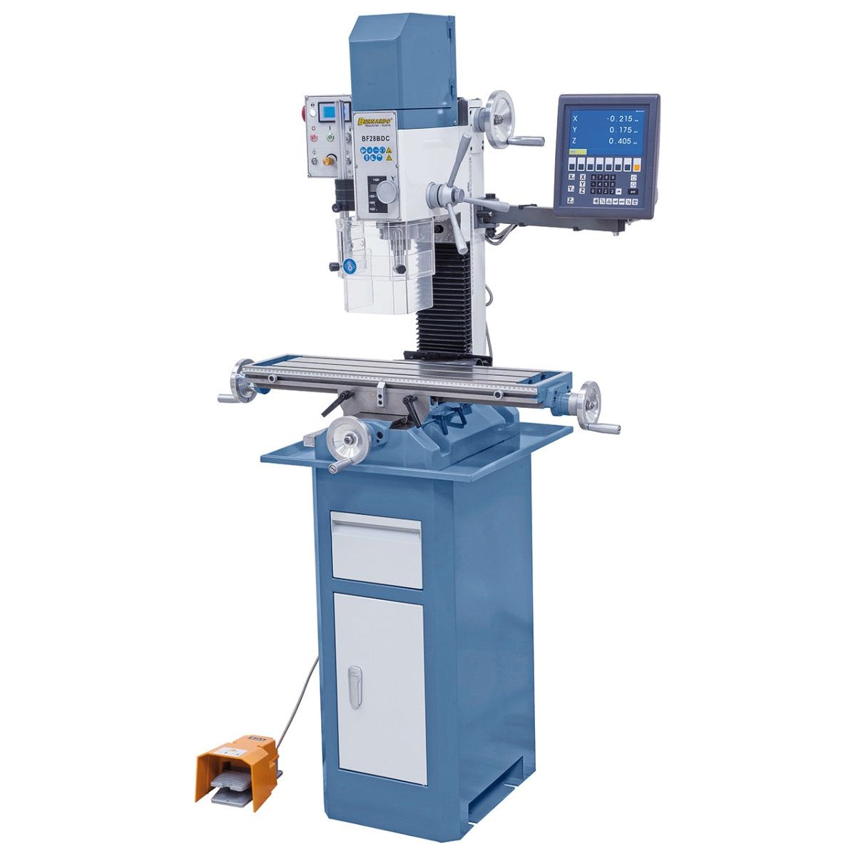 BERNARDO Bohr- und Fräsmaschine – Modell BF 28 BDC inkl. 3-Achs-Digitalanzeige ES-12 V