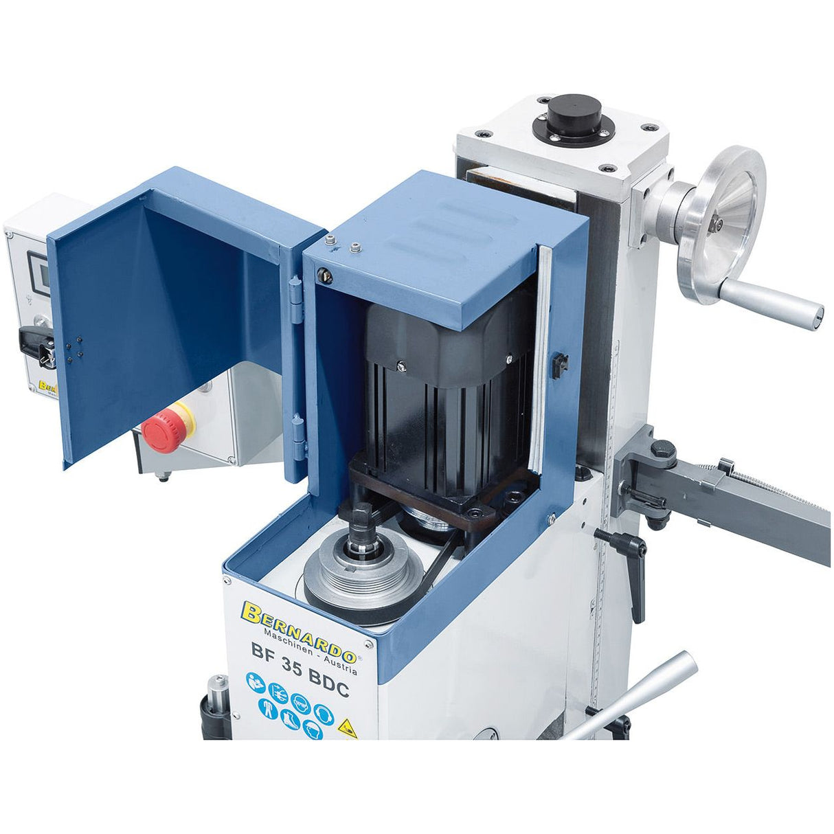 BERNARDO Bohr- und Fräsmaschine – Modell BF 35 BDC mit Vorschub inkl. 3-Achs-Digitalanzeige ES-12 V