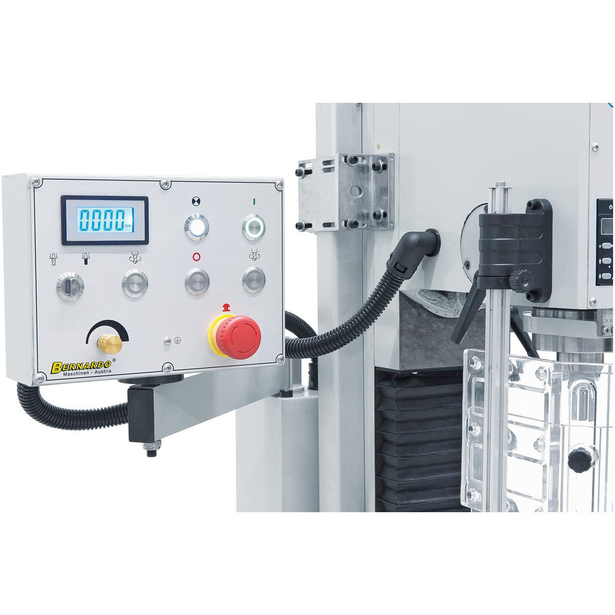 BERNARDO Bohr- und Fräsmaschine – Modell BF 35 BDC mit Vorschub inkl. 3-Achs-Digitalanzeige ES-12 V