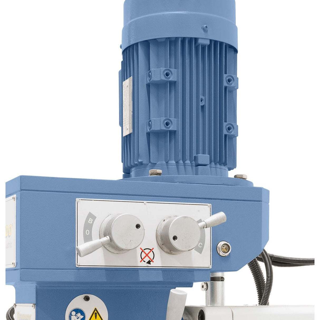 BERNARDO Universalfräsmaschine – Modell UWF 80 E inkl. 3-Achs-Digitalanzeige ES-12 H und y-Vorschub