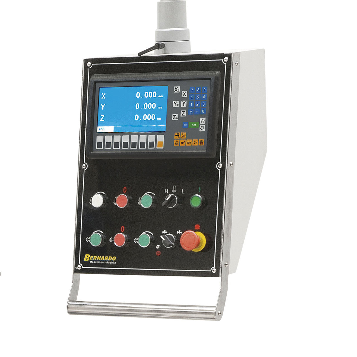 BERNARDO Universalfräsmaschine – Modell UWF 80 E inkl. 3-Achs-Digitalanzeige ES-12 H und y-Vorschub