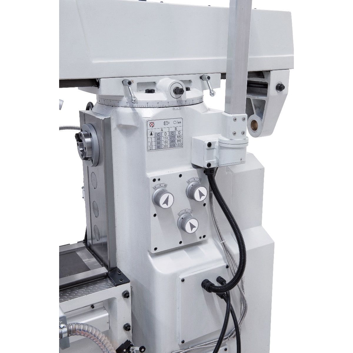 BERNARDO Universalfräsmaschine – Modell UWF 90 V inkl. 3-Achs-DRO ES-12 H und pneumat. Werkzeugklemmung