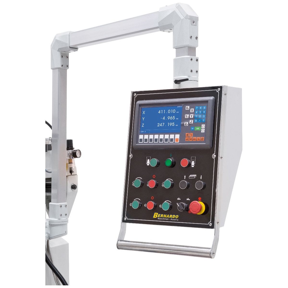 BERNARDO Universalfräsmaschine – Modell UWF 90 V mit pneumatischer Werkzeugklemmung