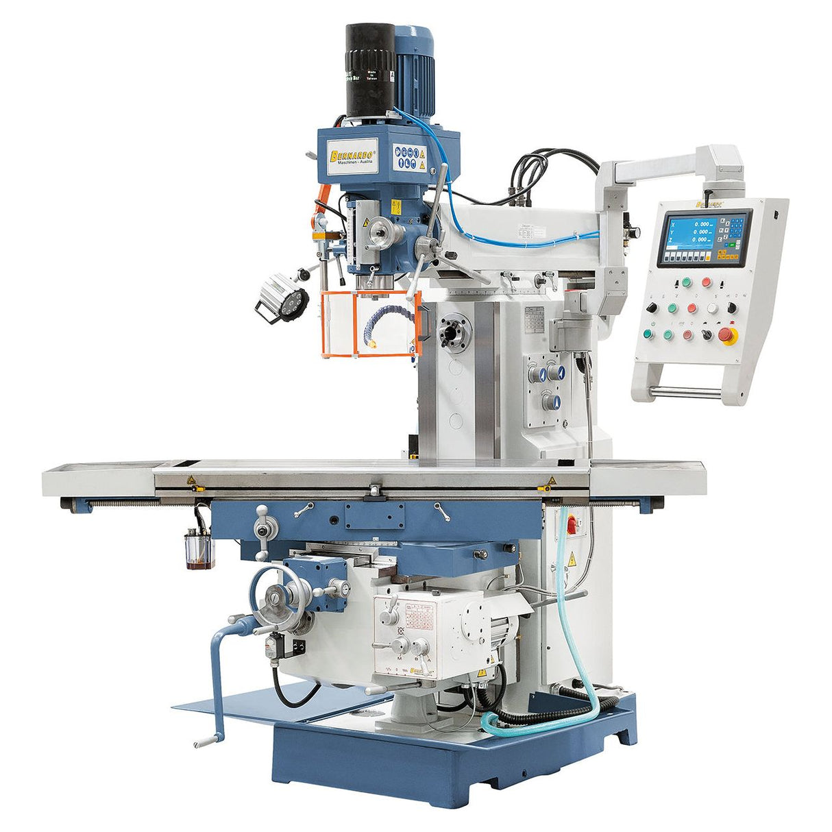 BERNARDO Universalfräsmaschine – Modell UWF 95 N inkl. 3-Achs-DRO ES-12 H und pneumat. Werkzeugklemmung