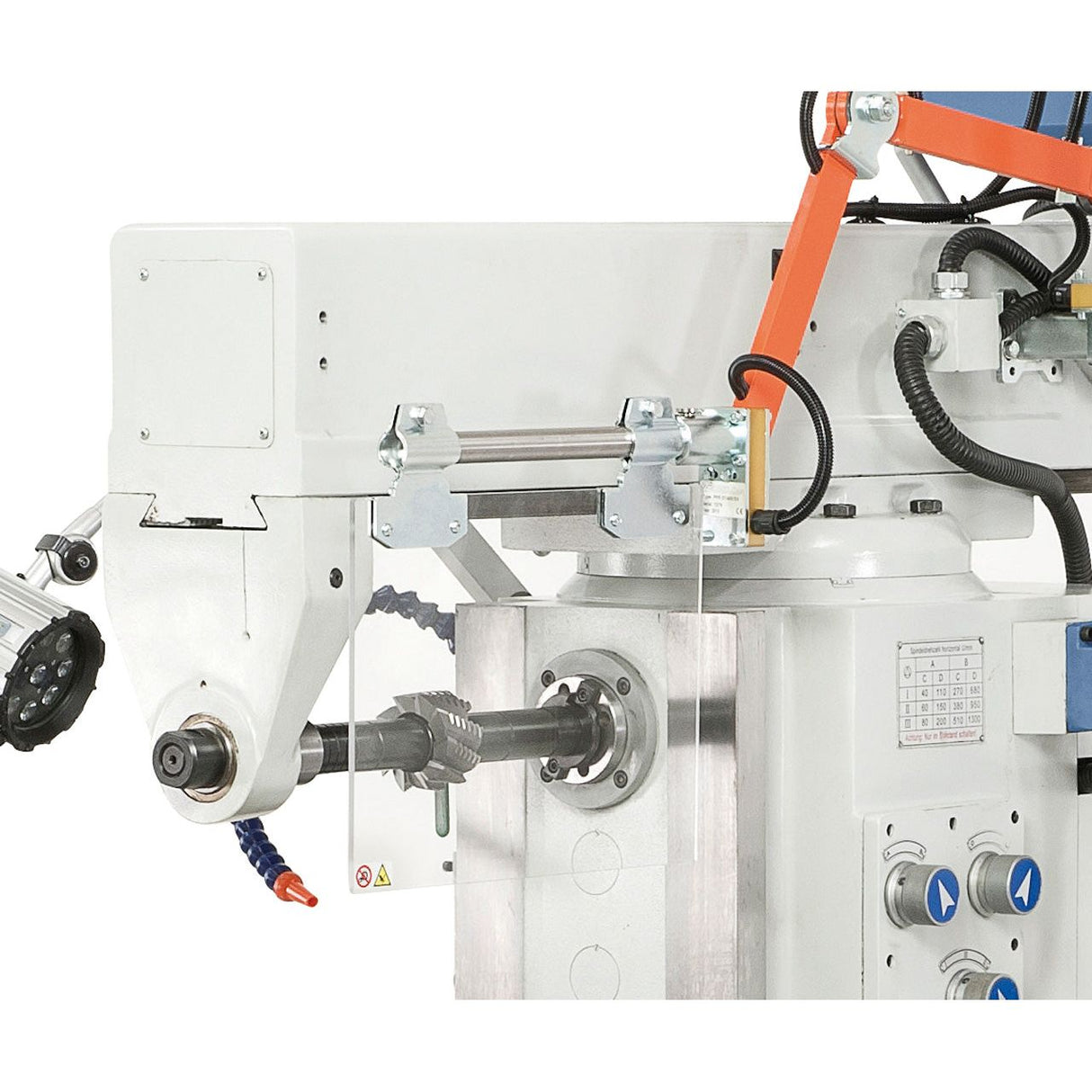 BERNARDO Universalfräsmaschine – Modell UWF 95 N inkl. 3-Achs-DRO ES-12 H und pneumat. Werkzeugklemmung