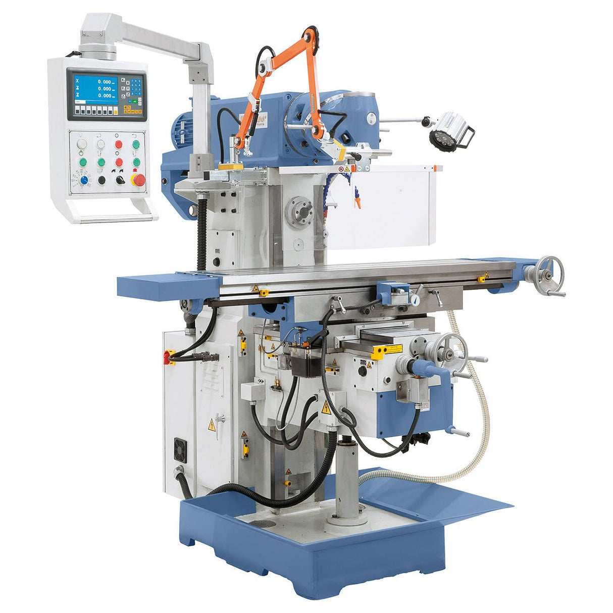 BERNARDO Universalfräsmaschine mit Servoantrieb – Modell UWF 130 Servo inkl. 3-Achs-Digitalanzeige ES-12 H *