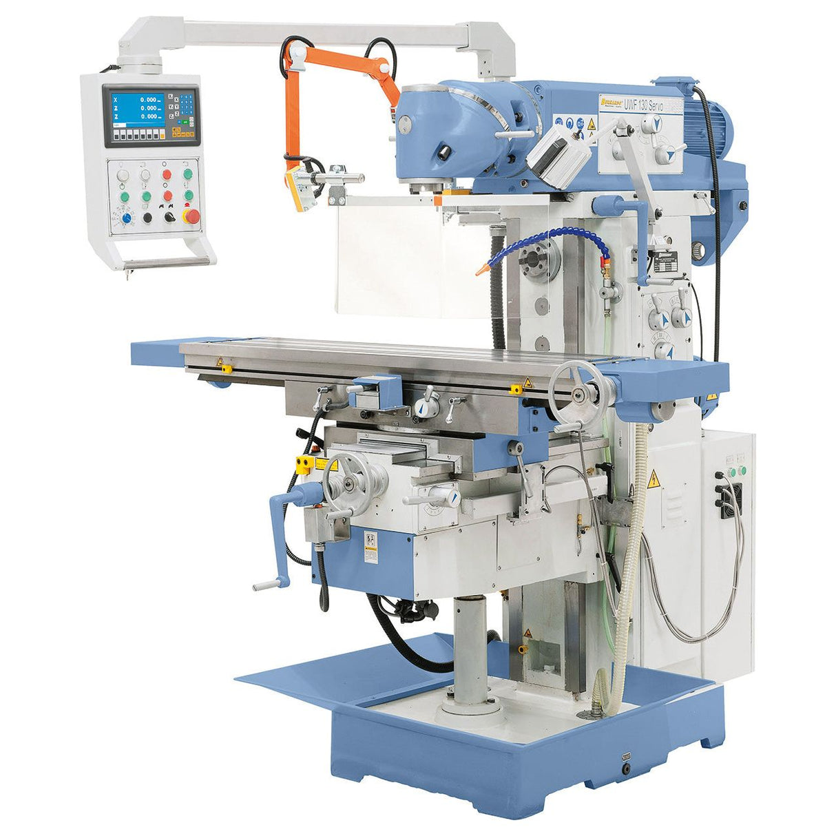 BERNARDO Universalfräsmaschine mit Servoantrieb – Modell UWF 130 Servo inkl. 3-Achs-Digitalanzeige ES-12 H *