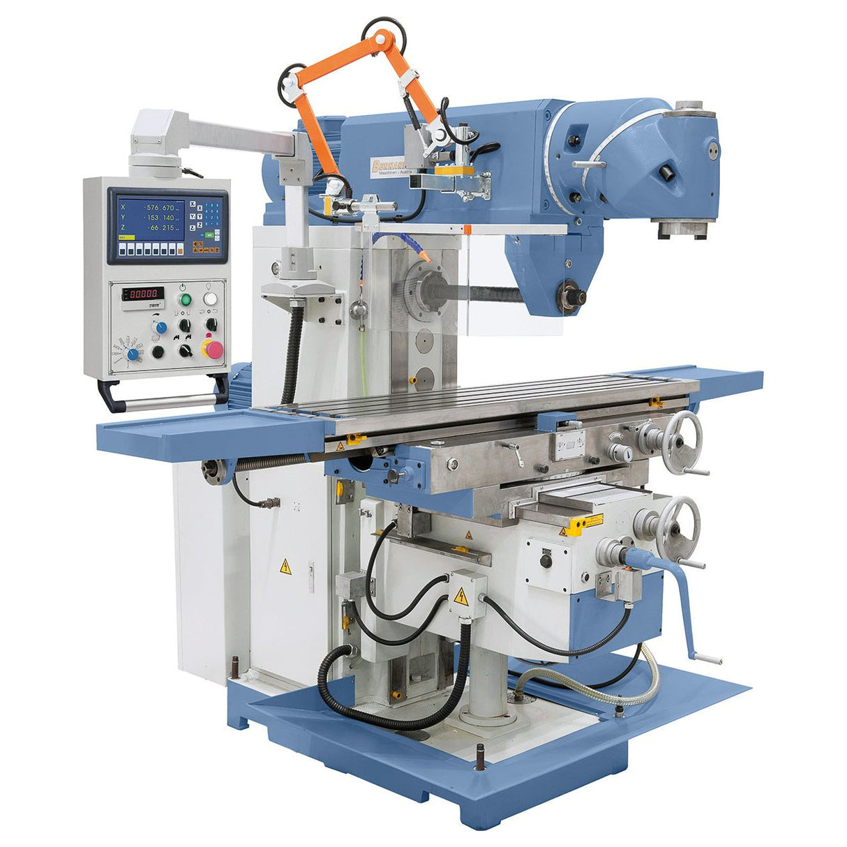 BERNARDO Universalfräsmaschine mit Servoantrieb – Modell UWF 150 V Servo inkl. 3-Achs-Digitalanzeige ES-12 H *