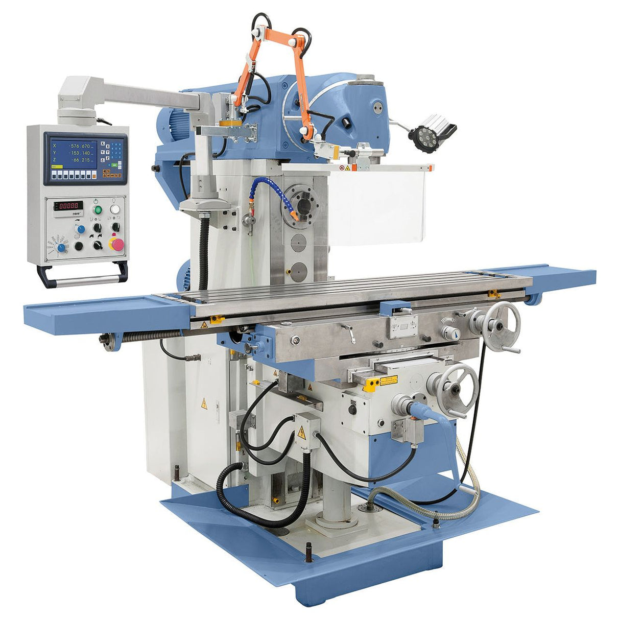 BERNARDO Universalfräsmaschine mit Servoantrieb – Modell UWF 150 V Servo inkl. 3-Achs-Digitalanzeige ES-12 H *