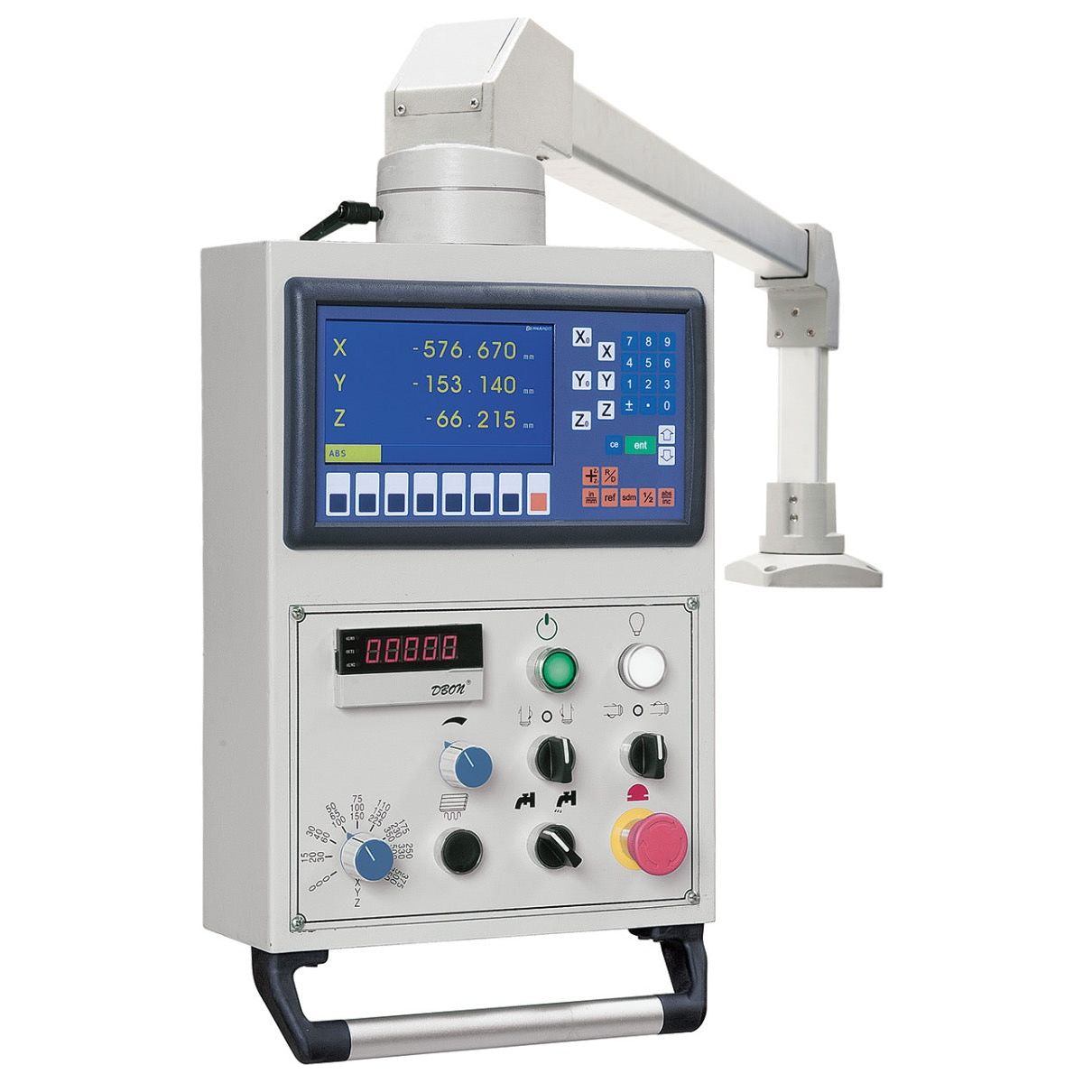 BERNARDO Universalfräsmaschine mit Servoantrieb – Modell UWF 150 V Servo inkl. 3-Achs-Digitalanzeige ES-12 H *