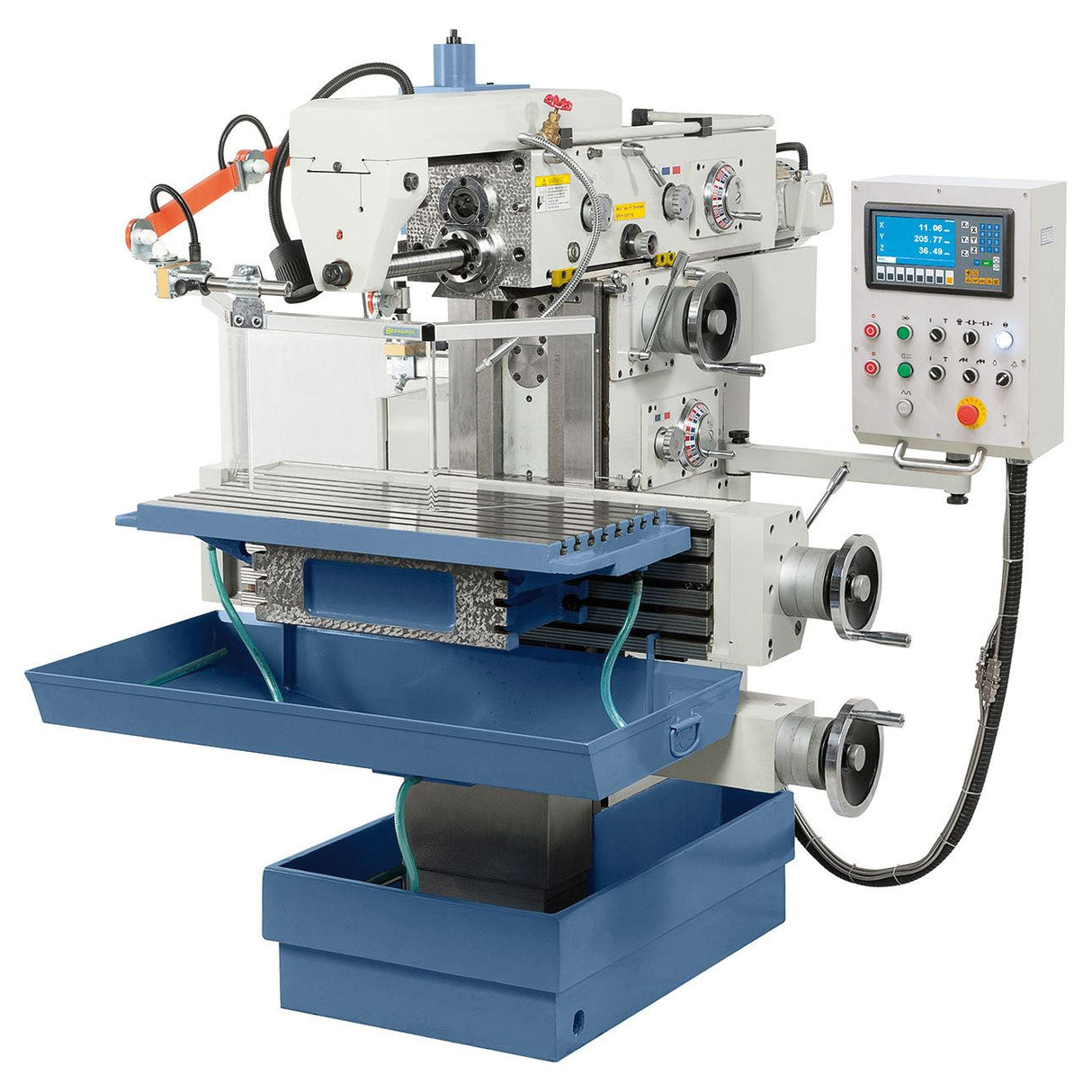 BERNARDO Werkzeugfräsmaschine – Modell WFM 800 inkl. 3-Achs-Digitalanzeige ES-12 H **