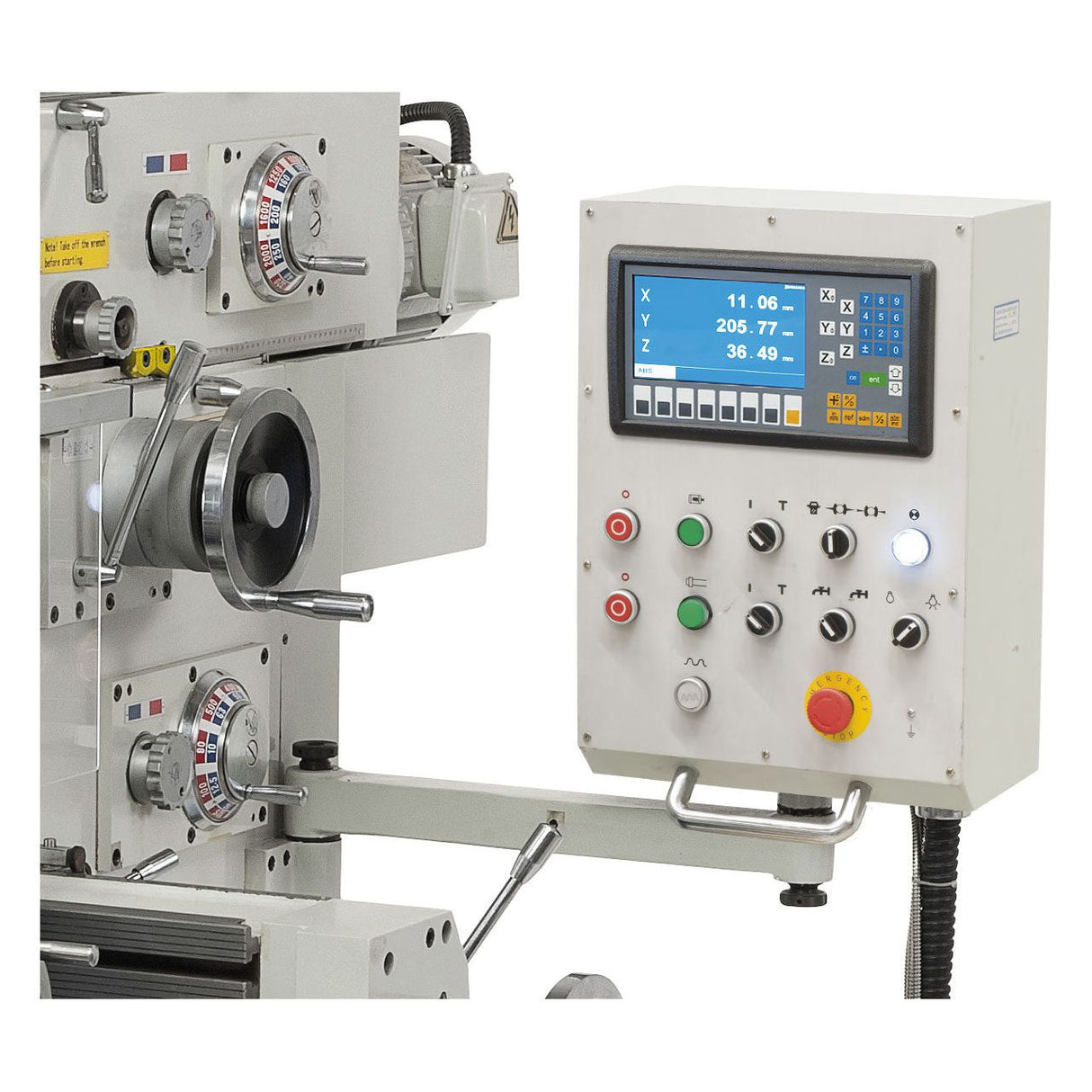 BERNARDO Werkzeugfräsmaschine – Modell WFM 800 inkl. 3-Achs-Digitalanzeige ES-12 H **