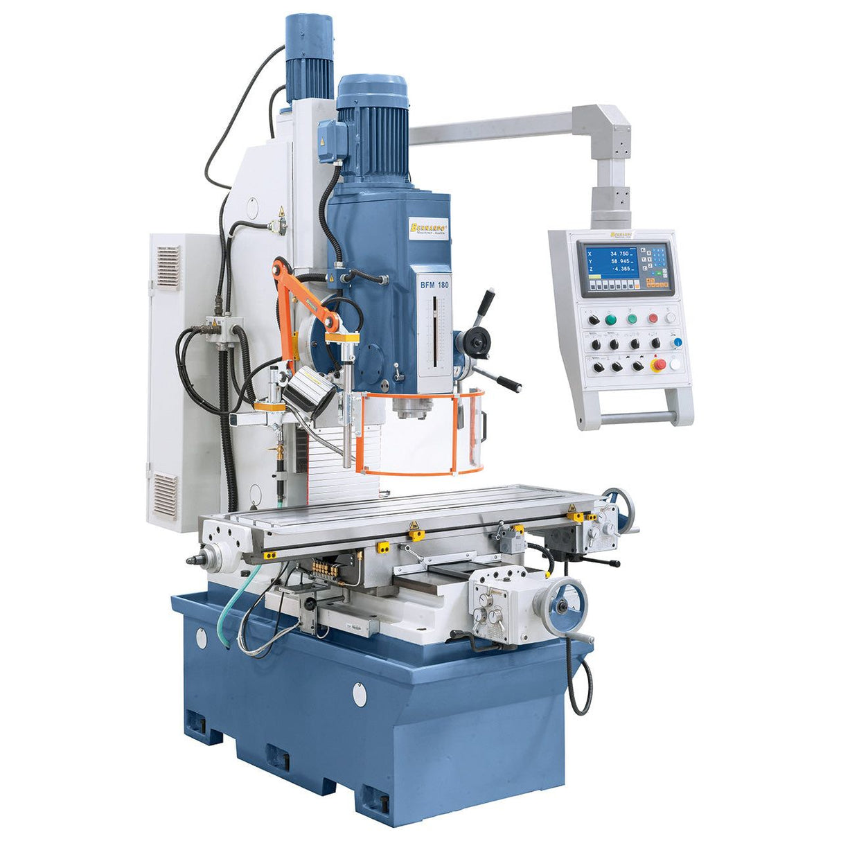 BERNARDO Bettfräsmaschine – Modell BFM 180 inkl. 3-Achs-Digitalanzeige ES-12 H