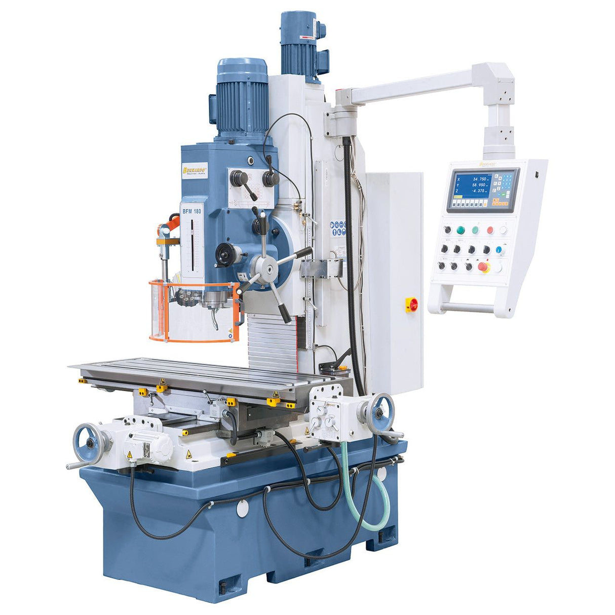 BERNARDO Bettfräsmaschine – Modell BFM 180 inkl. 3-Achs-Digitalanzeige ES-12 H