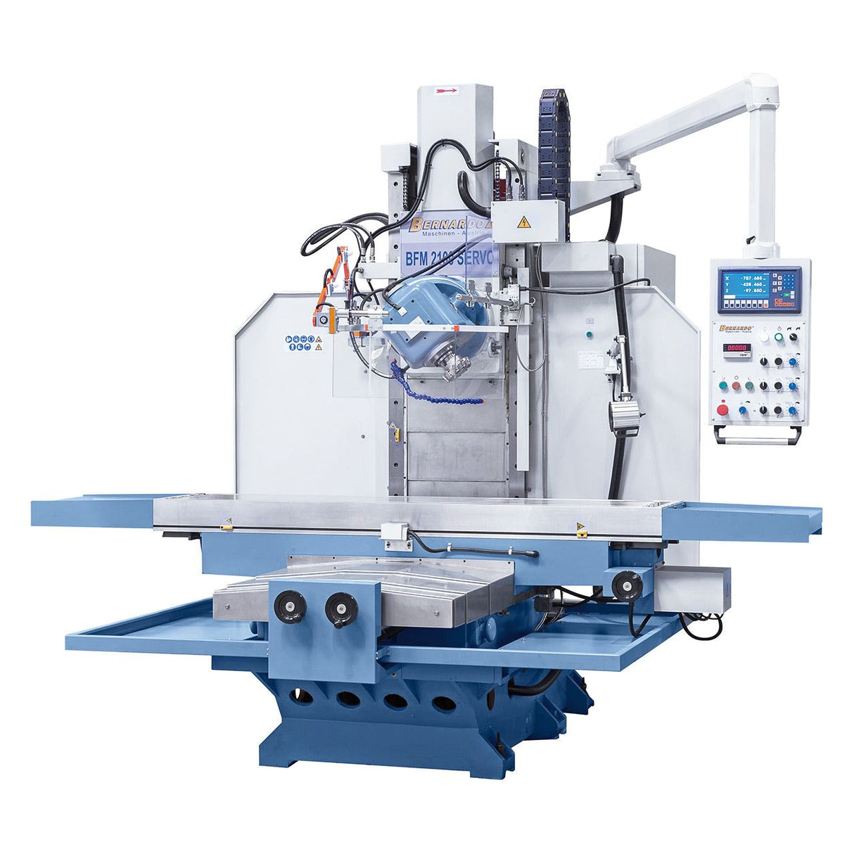 BERNARDO Bettfräsmaschine – Modell BFM 2100 Servo inkl. 3-Achs-Digitalanzeige ES-12 H