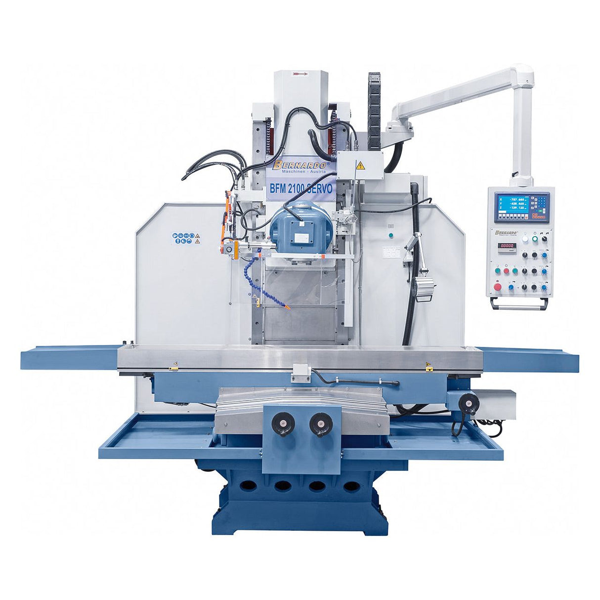BERNARDO Bettfräsmaschine – Modell BFM 2100 Servo inkl. 3-Achs-Digitalanzeige ES-12 H
