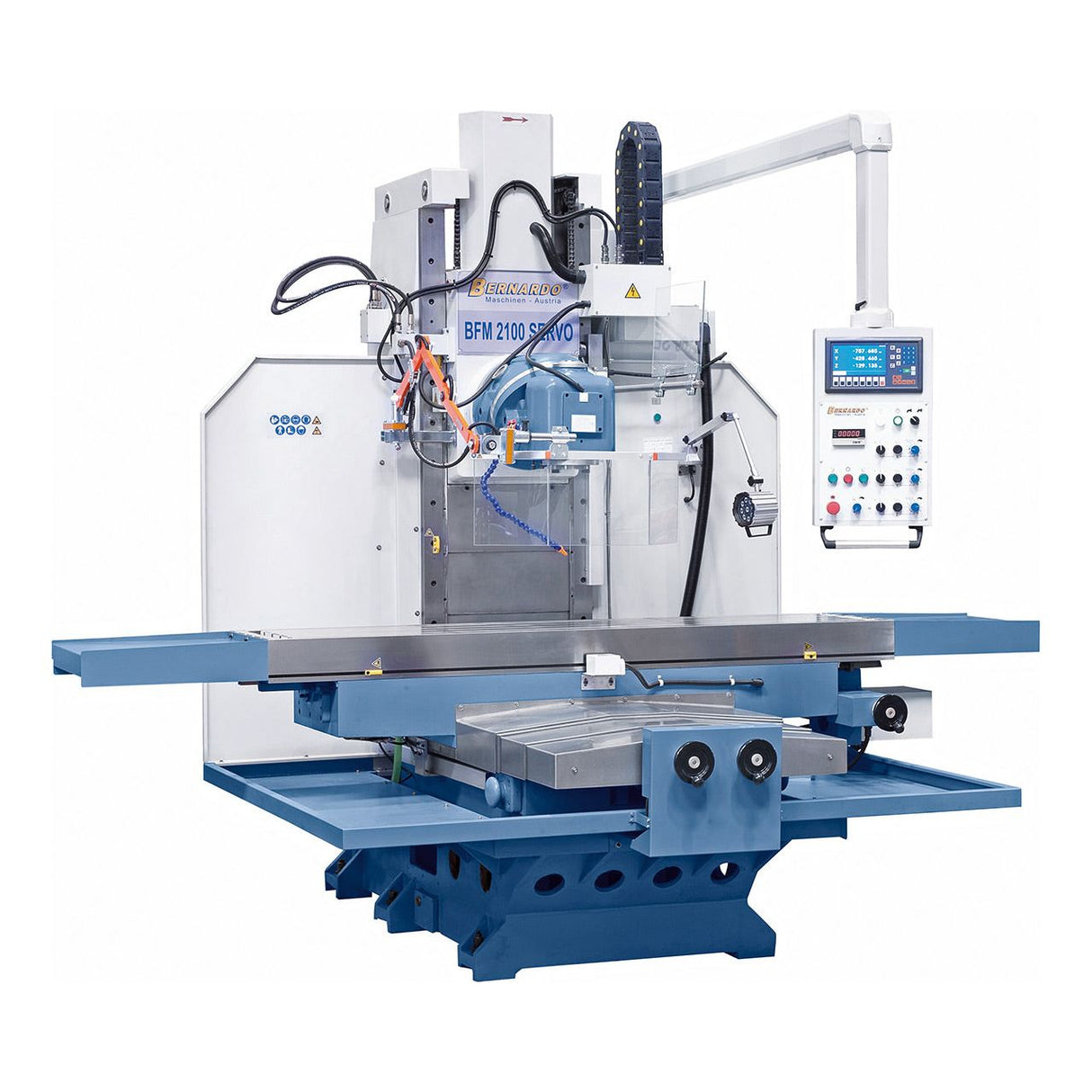 BERNARDO Bettfräsmaschine – Modell BFM 2100 Servo inkl. 3-Achs-Digitalanzeige ES-12 H