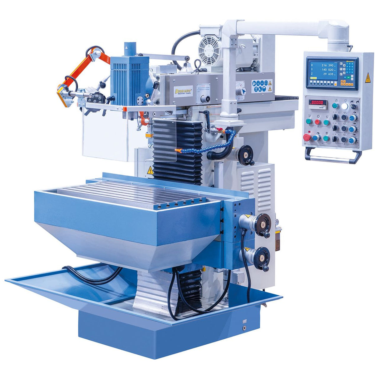 BERNARDO Werkzeugfräsmaschine – Modell WFM 800 Servo inkl. 3-Achs-Digitalanzeige ES-12 H