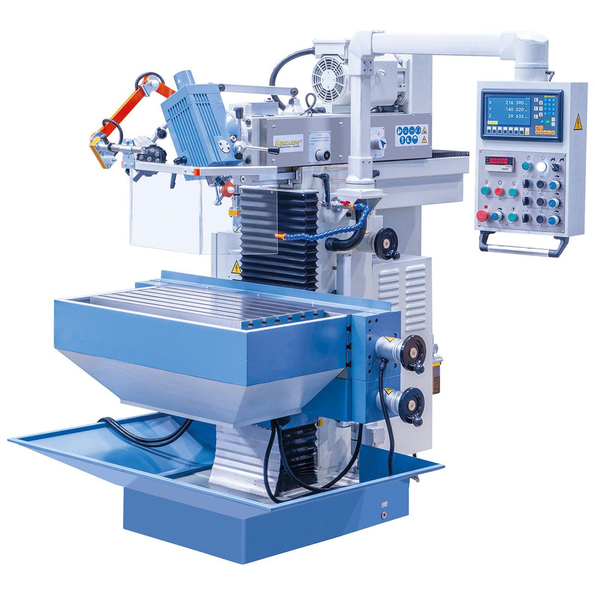 BERNARDO Werkzeugfräsmaschine – Modell WFM 800 Servo inkl. 3-Achs-Digitalanzeige ES-12 H