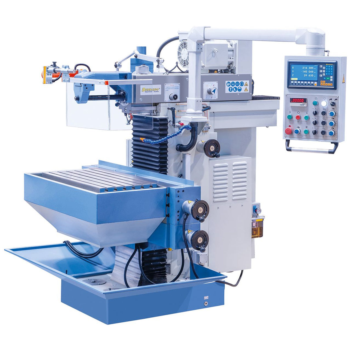 BERNARDO Werkzeugfräsmaschine – Modell WFM 800 Servo inkl. 3-Achs-Digitalanzeige ES-12 H