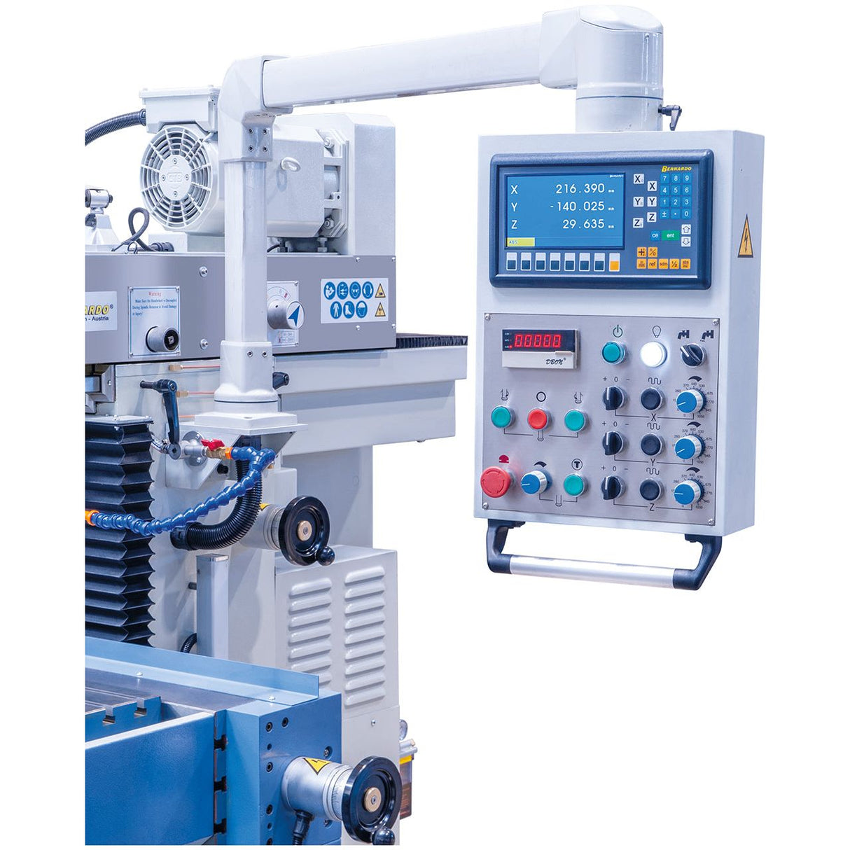 BERNARDO Werkzeugfräsmaschine – Modell WFM 800 Servo inkl. 3-Achs-Digitalanzeige ES-12 H