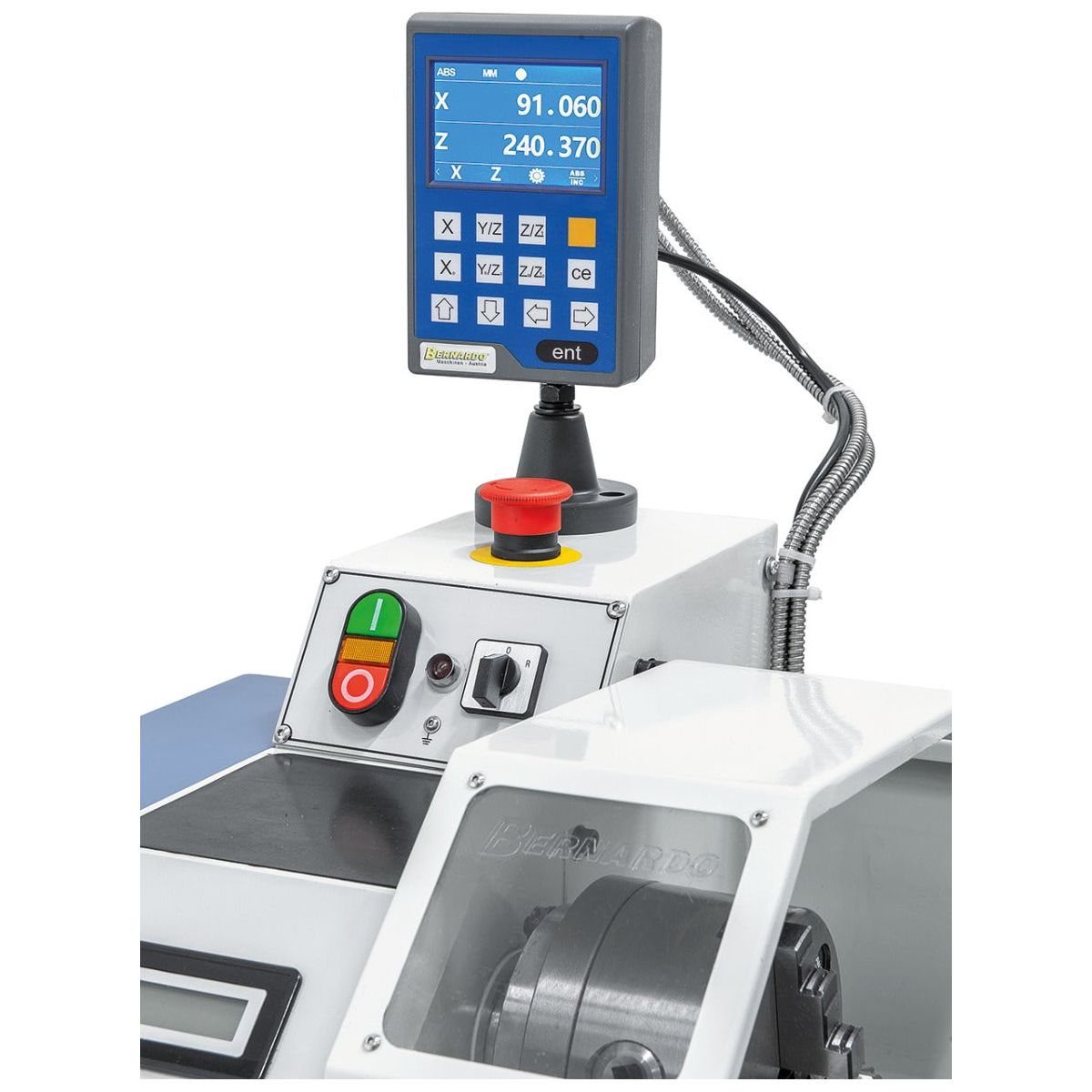 BERNARDO Leitspindeldrehmaschine – Modell Profi 450 S Vario / 230 V inkl. 2-Achs-Digitalanzeige DT 40