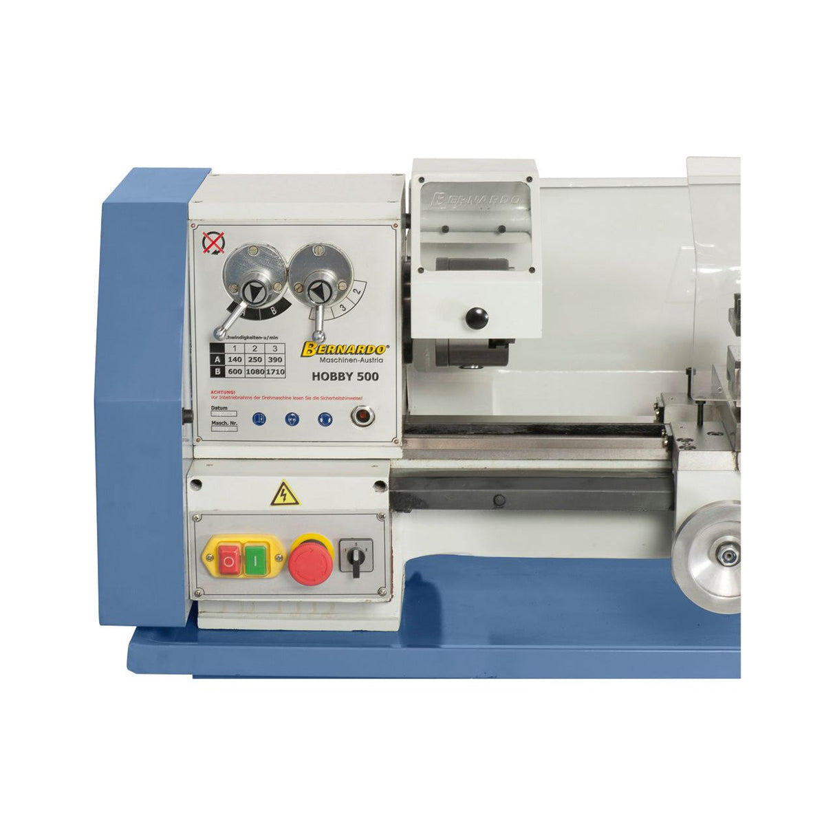 BERNARDO Leitspindeldrehmaschine – Modell Hobby 500 / 230 V