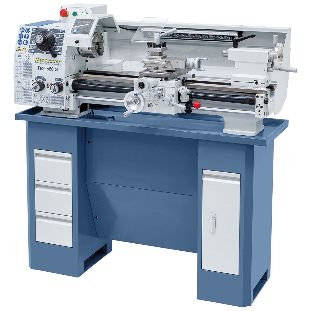 BERNARDO Leit- und Zugspindeldrehmaschine – Modell Profi 650 G / 230 V