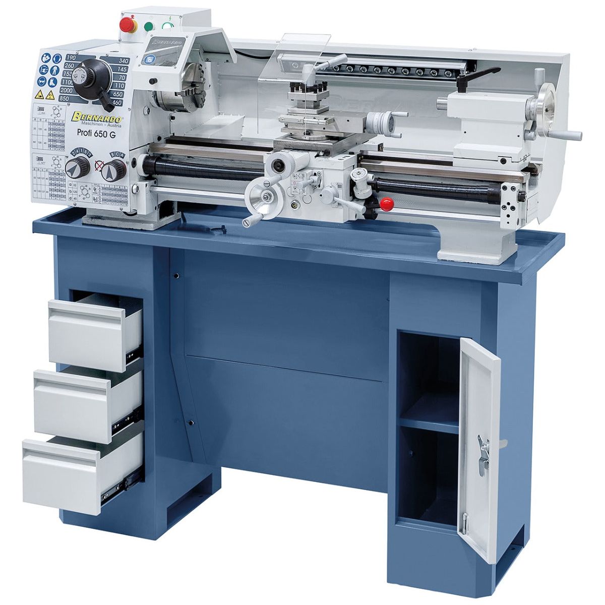 BERNARDO Leit- und Zugspindeldrehmaschine – Modell Profi 650 G / 230 V