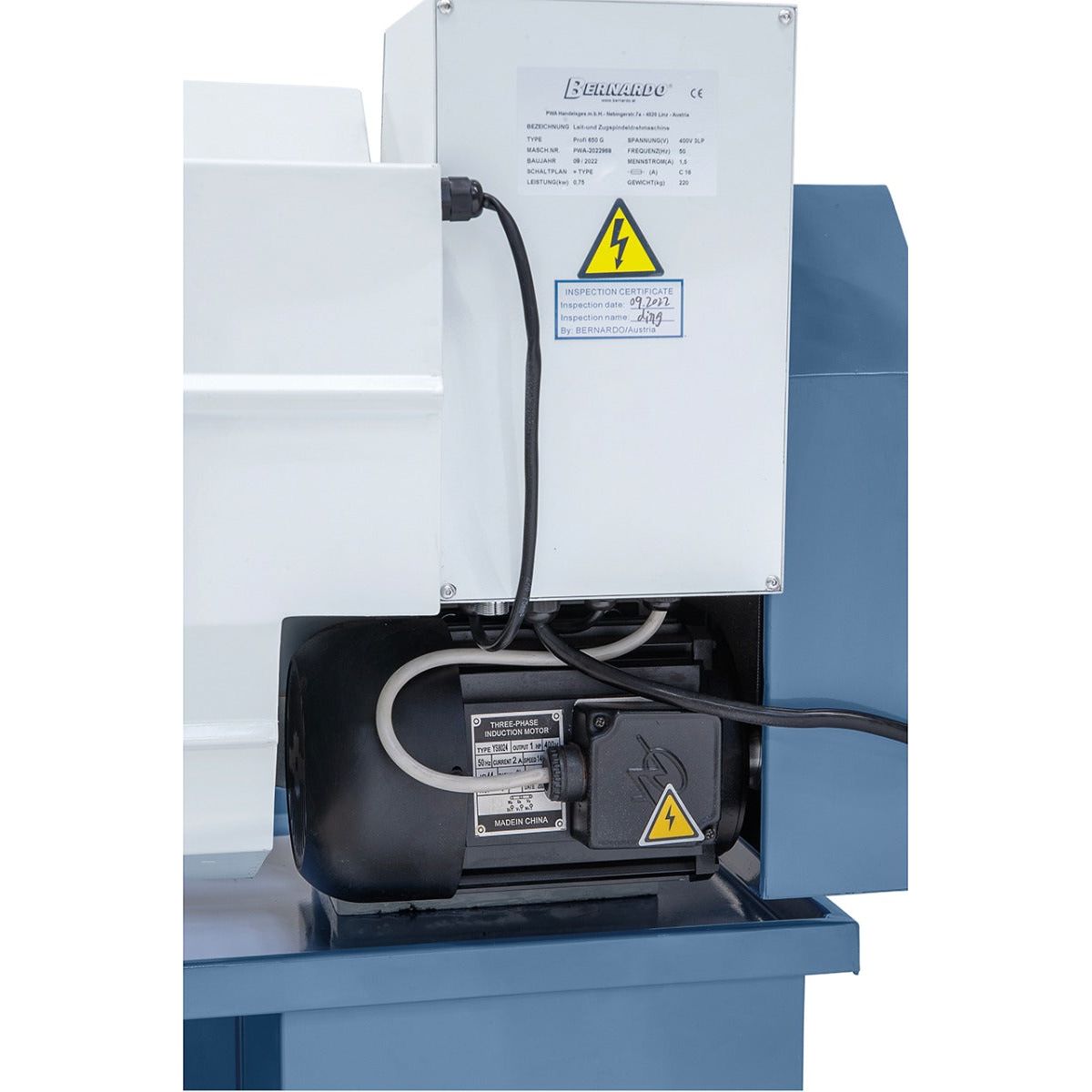 BERNARDO Leit- und Zugspindeldrehmaschine – Modell Profi 650 G / 400 V