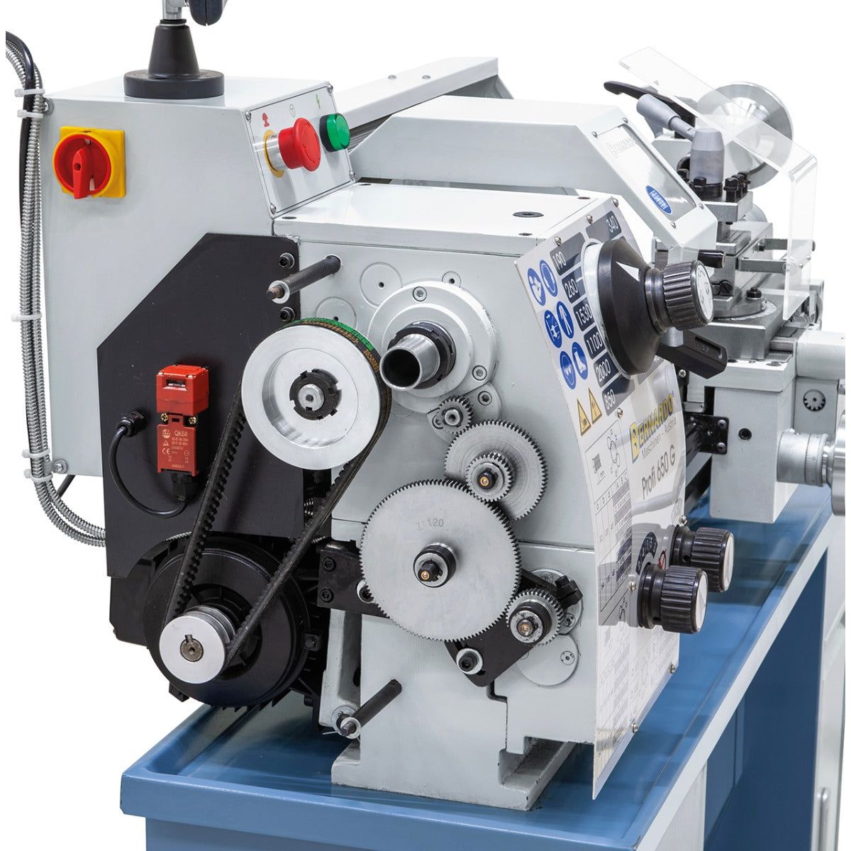 BERNARDO Leit- und Zugspindeldrehmaschine – Modell Profi 650 G / 230 V inkl. 2-Achs-Digitalanzeige ES-12 V