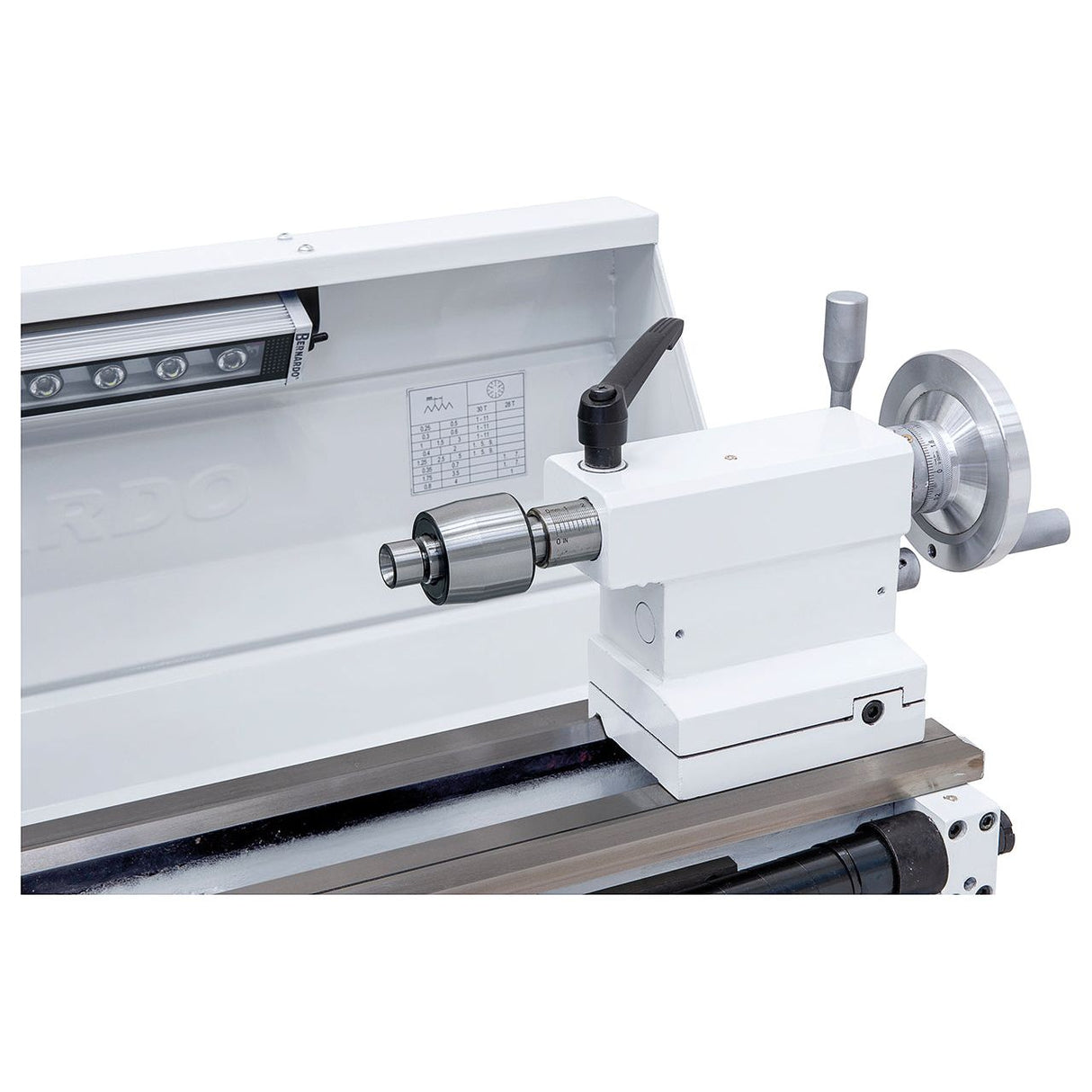 BERNARDO Leit- und Zugspindeldrehmaschine – Modell Profi 650 G / 230 V inkl. 2-Achs-Digitalanzeige ES-12 V