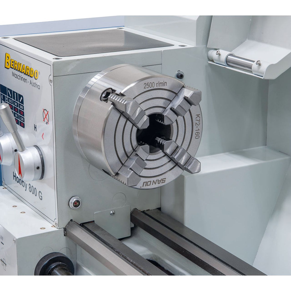 BERNARDO Leit- und Zugspindeldrehmaschine – Modell Hobby 800 G / 230 V inkl. 3-Achs Digitalanzeige DT 40