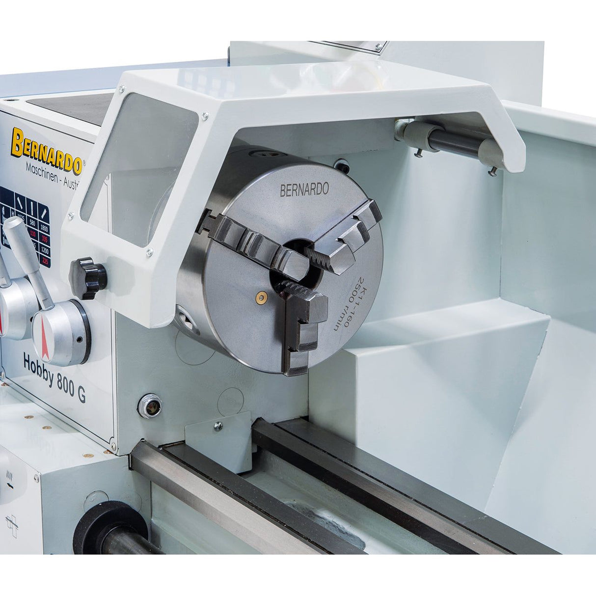 BERNARDO Leit- und Zugspindeldrehmaschine – Modell Hobby 800 G / 400 V inkl. 3-Achs Digitalanzeige DT 40