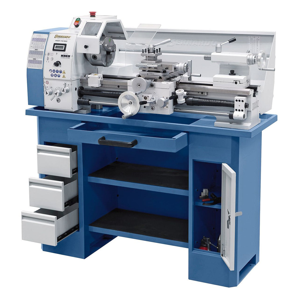 BERNARDO Leit- und Zugspindeldrehmaschine – Modell Profi 700 BQV / 230 V