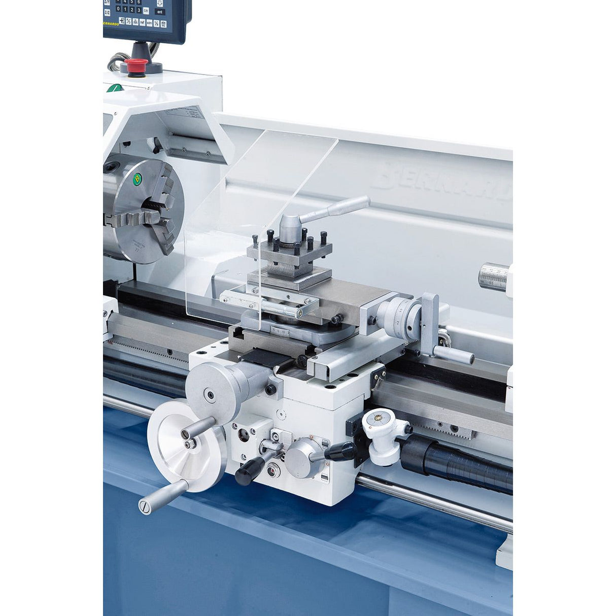 BERNARDO Leit- und Zugspindeldrehmaschine – Modell Profi 700 Top / 230 V inkl. 2-Achs-Digitalanzeige ES-12 V