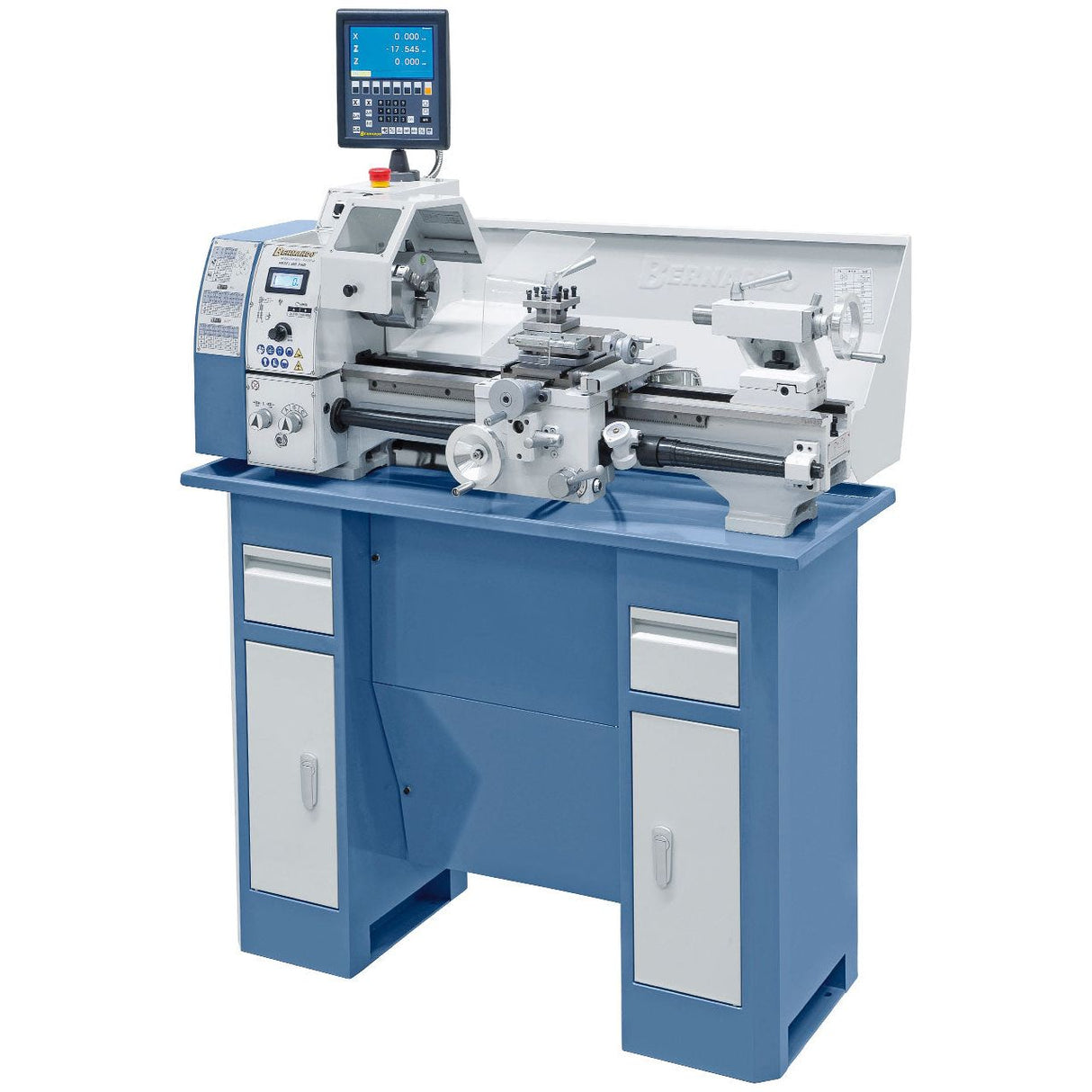 BERNARDO Leitspindeldrehmaschine – Modell Profi 550 PRO / 400 V inkl. 2-Achs-Digitalanzeige ES-12 V