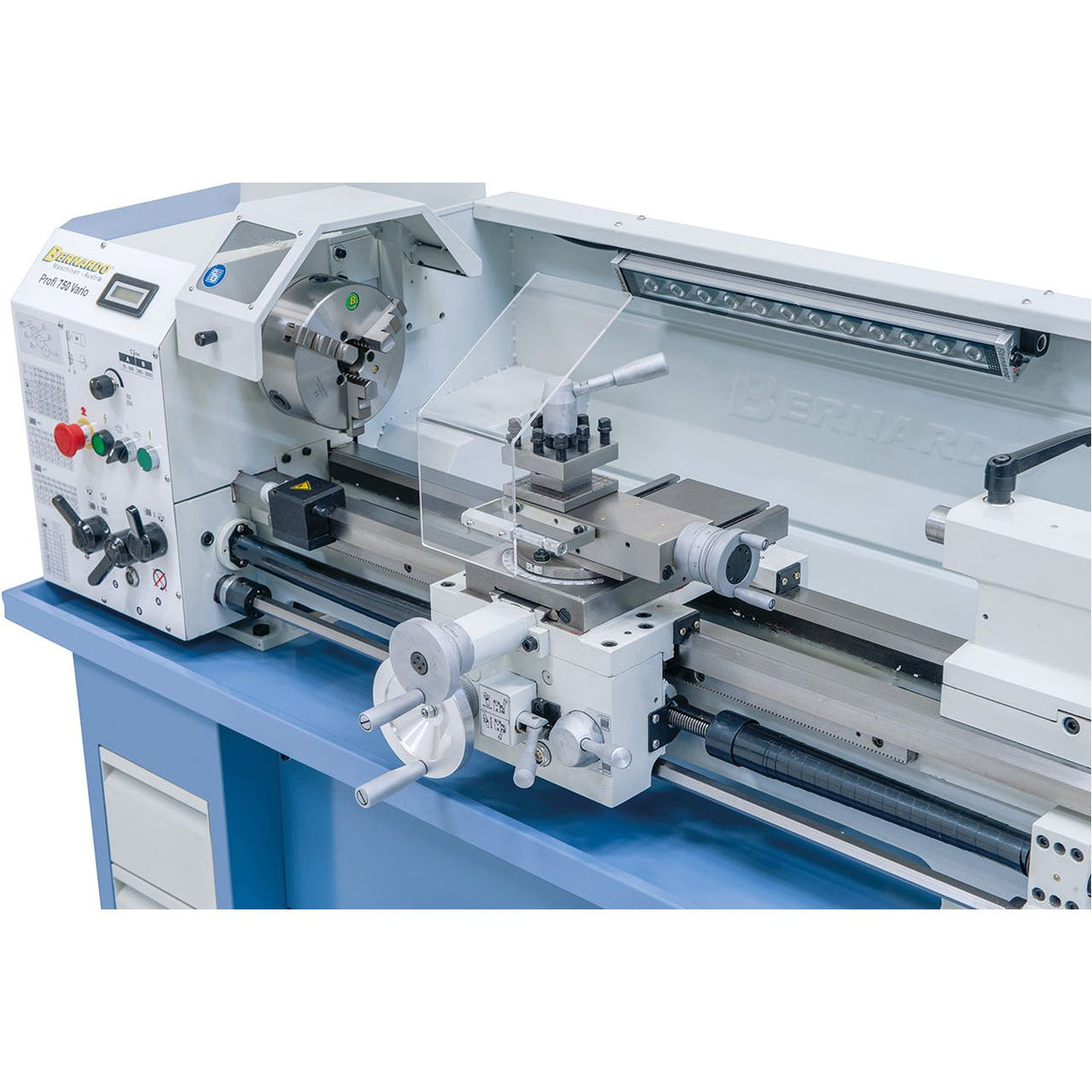 BERNARDO Leit- und Zugspindeldrehmaschine – Modell Profi 750 Vario / 230 V