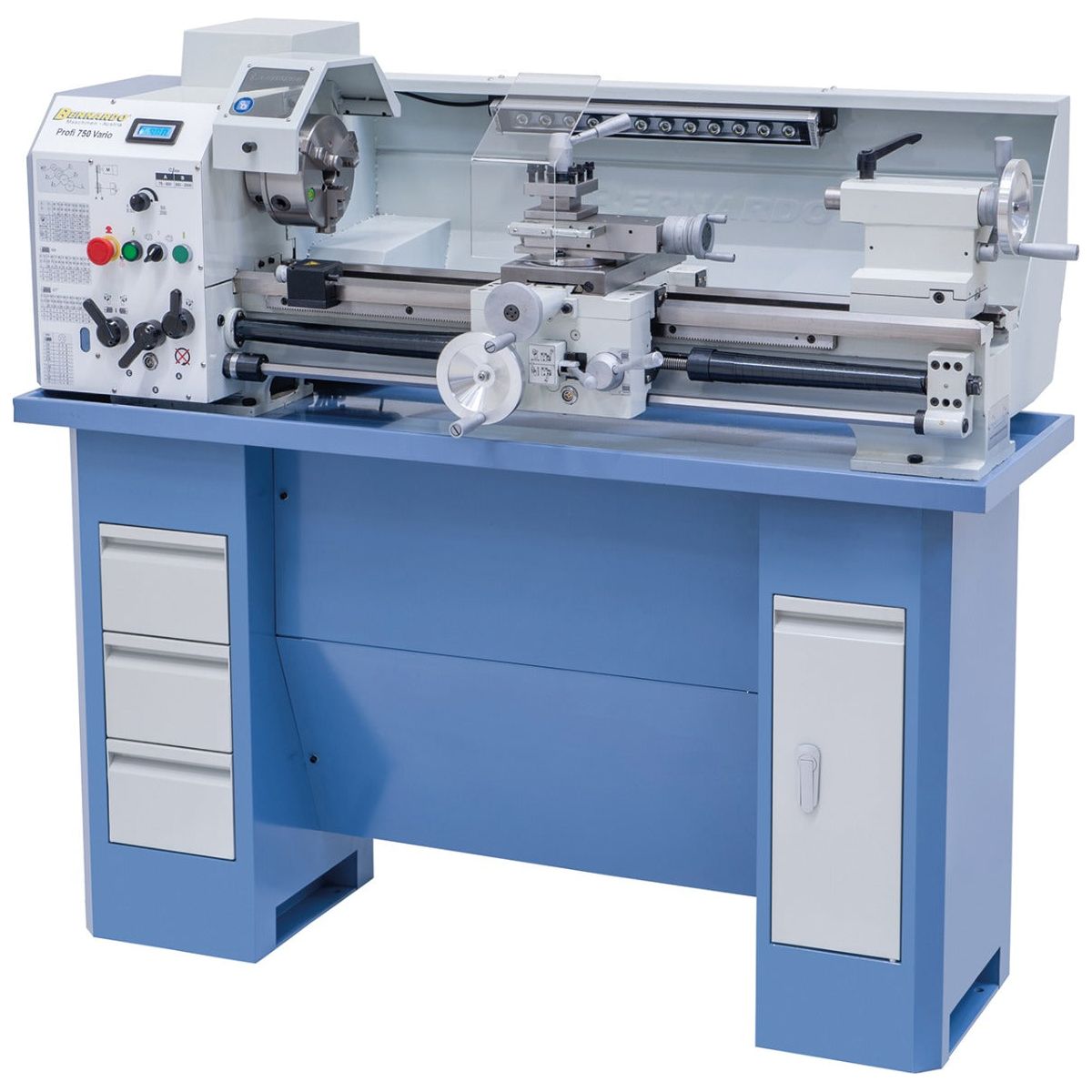 BERNARDO Leit- und Zugspindeldrehmaschine – Modell Profi 750 Vario / 230 V