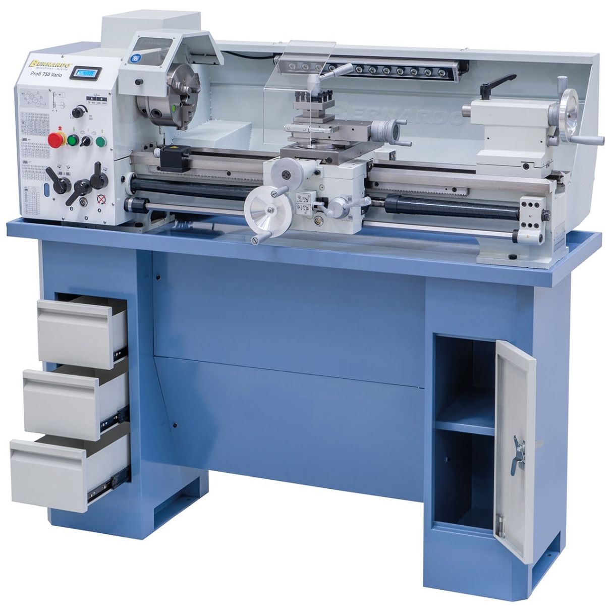BERNARDO Leit- und Zugspindeldrehmaschine – Modell Profi 750 Vario / 400 V