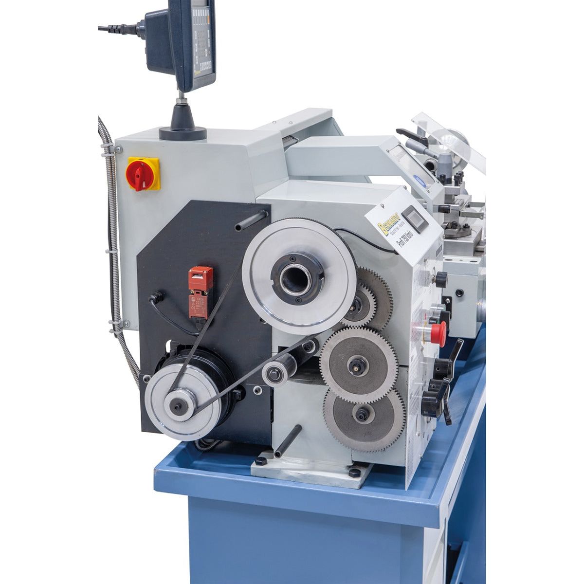 BERNARDO Leit- und Zugspindeldrehmaschine – Modell Profi 750 Vario / 400 V inkl. 2-Achs-Digitalanzeige ES-12 V