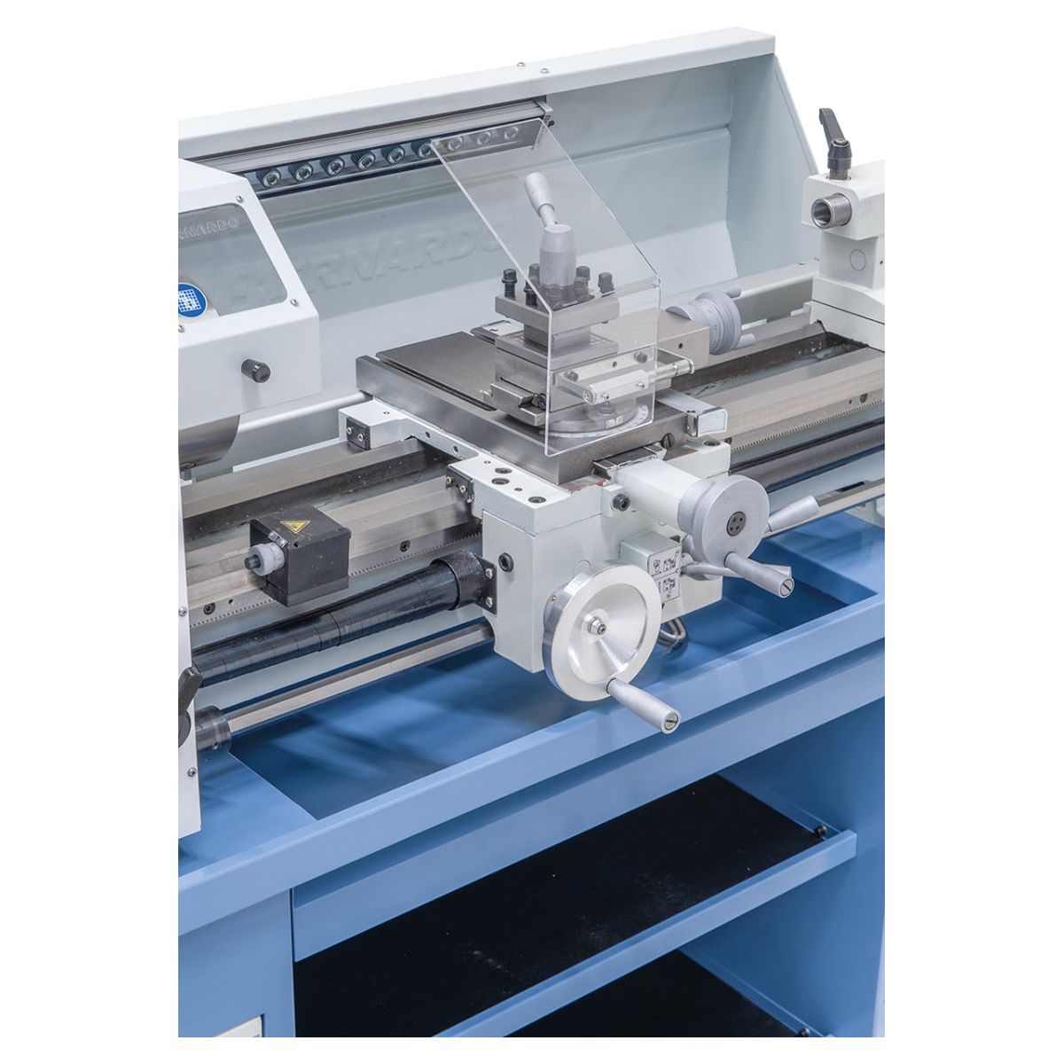 BERNARDO Leit- und Zugspindeldrehmaschine – Modell Profi 750 Vario / 400 V inkl. 2-Achs-Digitalanzeige ES-12 V