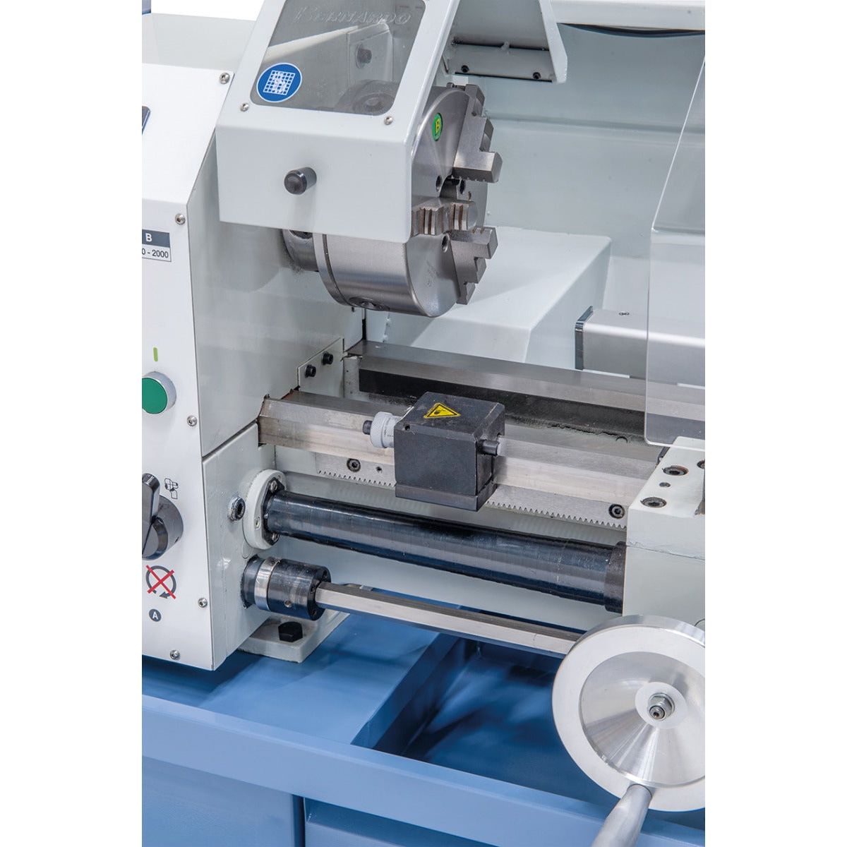 BERNARDO Leit- und Zugspindeldrehmaschine – Modell Profi 750 Vario / 400 V inkl. 2-Achs-Digitalanzeige ES-12 V
