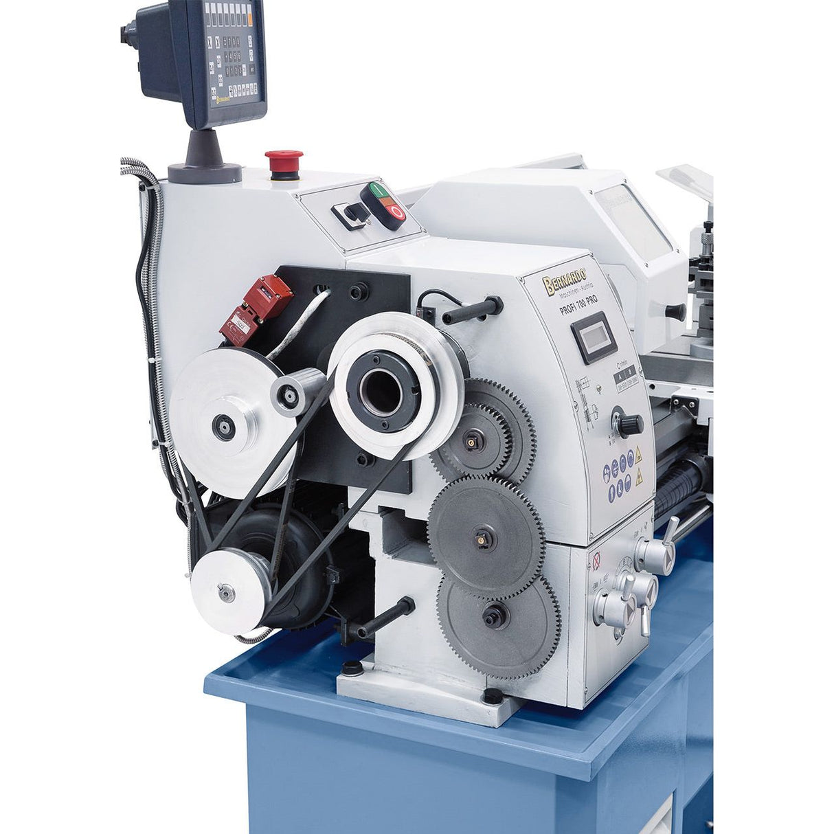 BERNARDO Leit- und Zugspindeldrehmaschine – Modell Profi 700 PRO / 400 V inkl. 2-Achs-Digitalanzeige ES-12 V