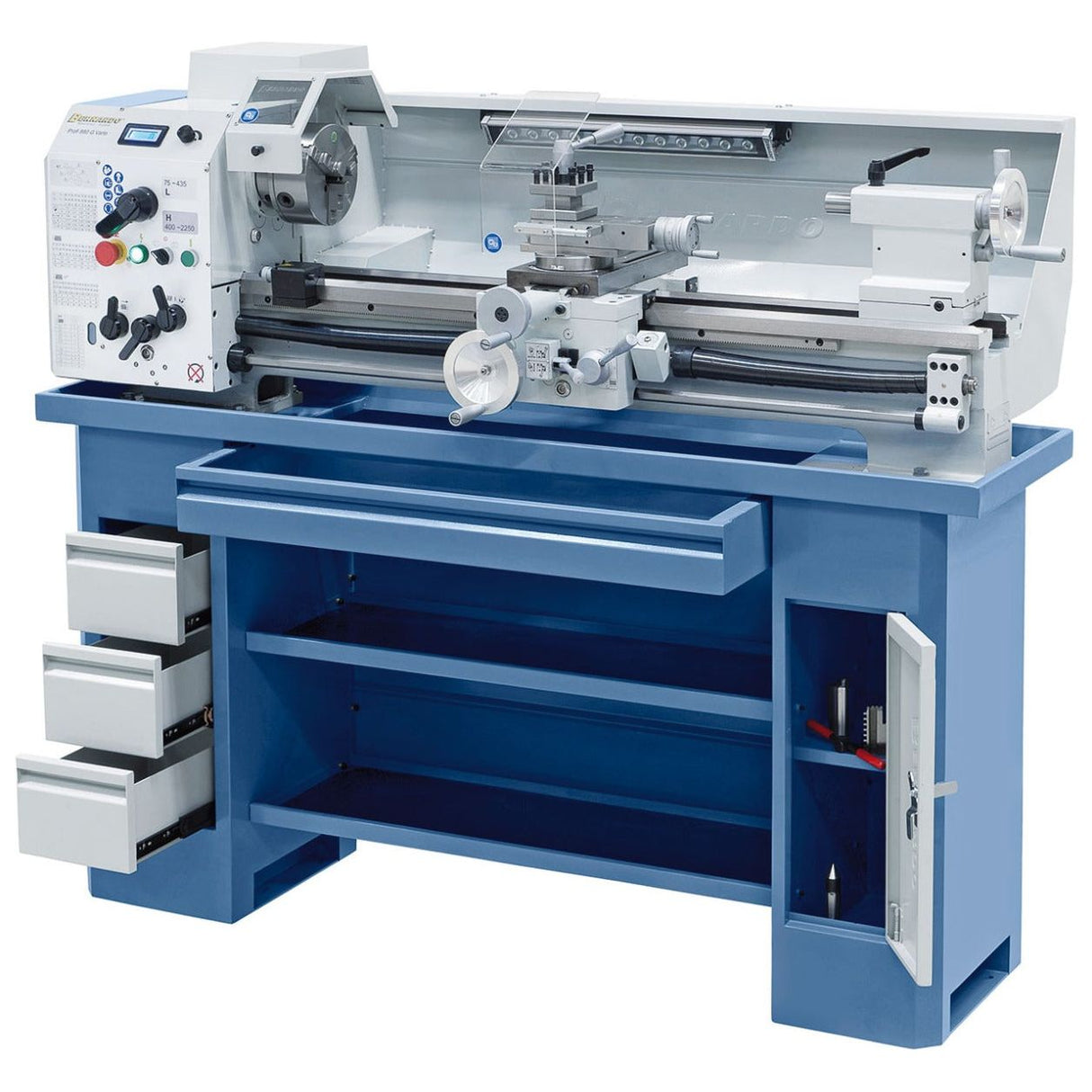 BERNARDO Leit- und Zugspindeldrehmaschine – Modell Profi 880 G Vario / 230 V