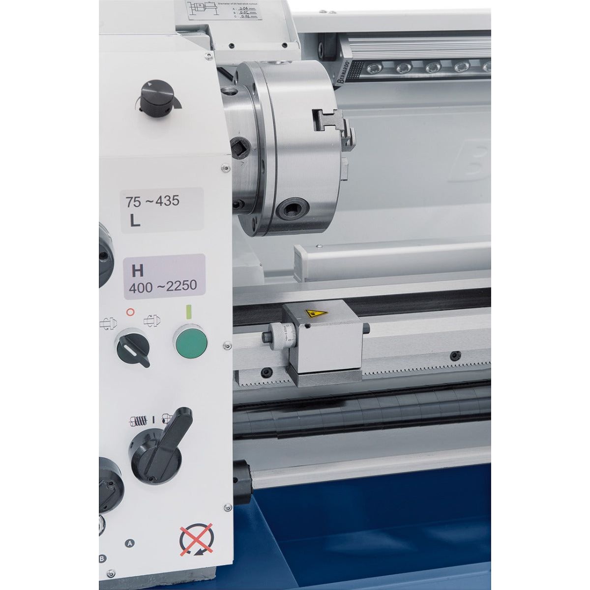 BERNARDO Leit- und Zugspindeldrehmaschine – Modell Profi 880 G Vario / 400 V inkl. 2-Achs-Digitalanzeige ES-12 V