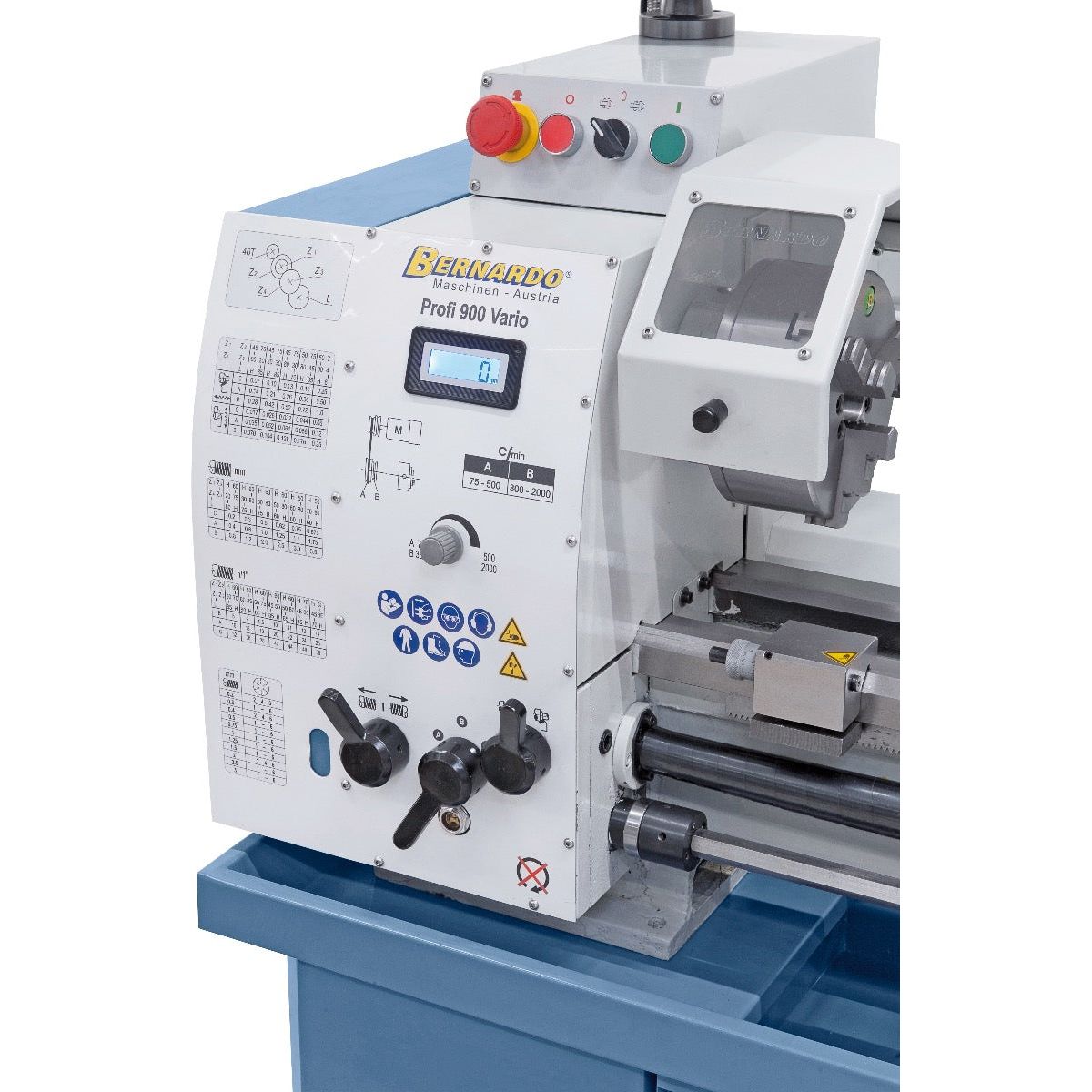 BERNARDO Leit- und Zugspindeldrehmaschine – Modell Profi 900 Vario / 230 V