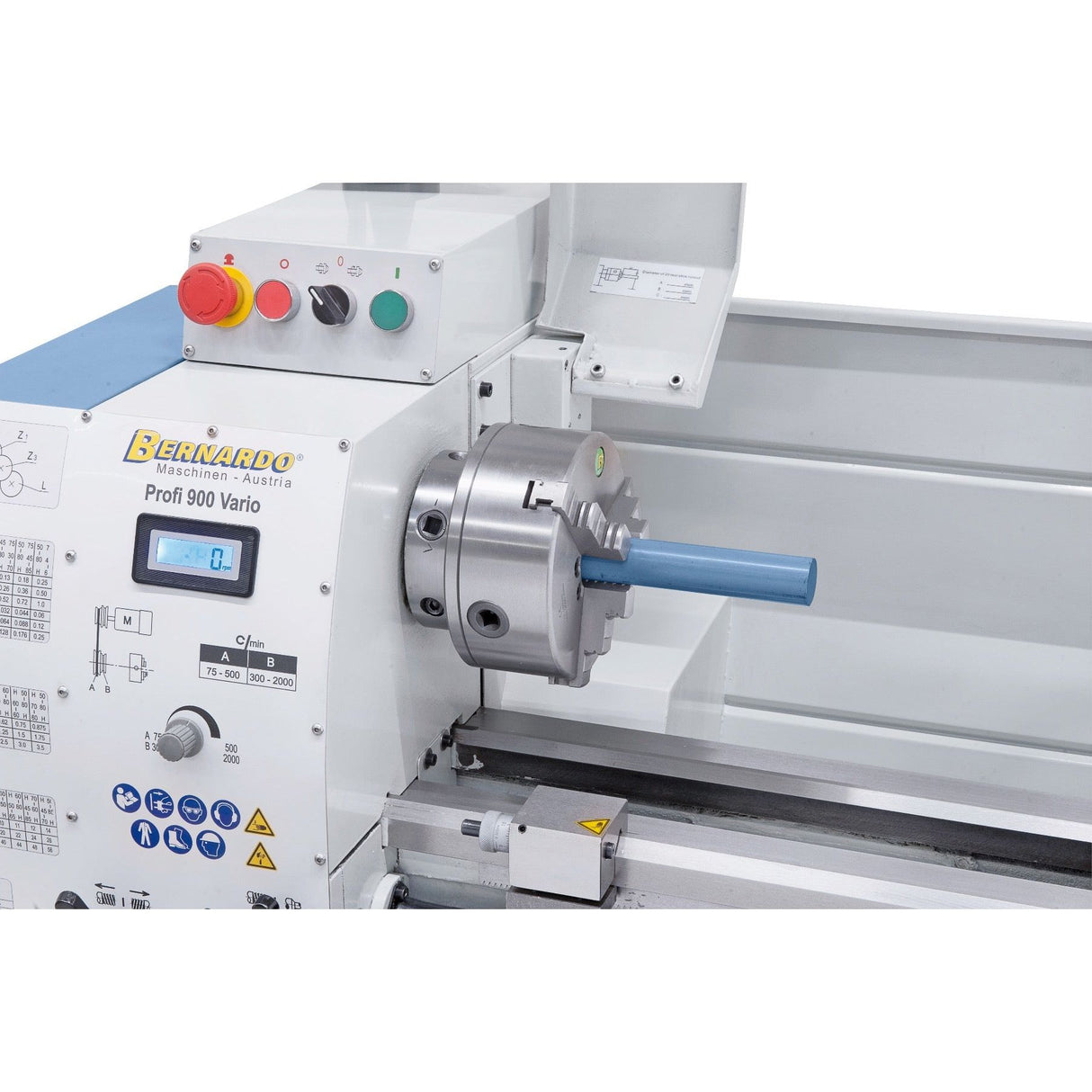 BERNARDO Leit- und Zugspindeldrehmaschine – Modell Profi 900 Vario / 400 V