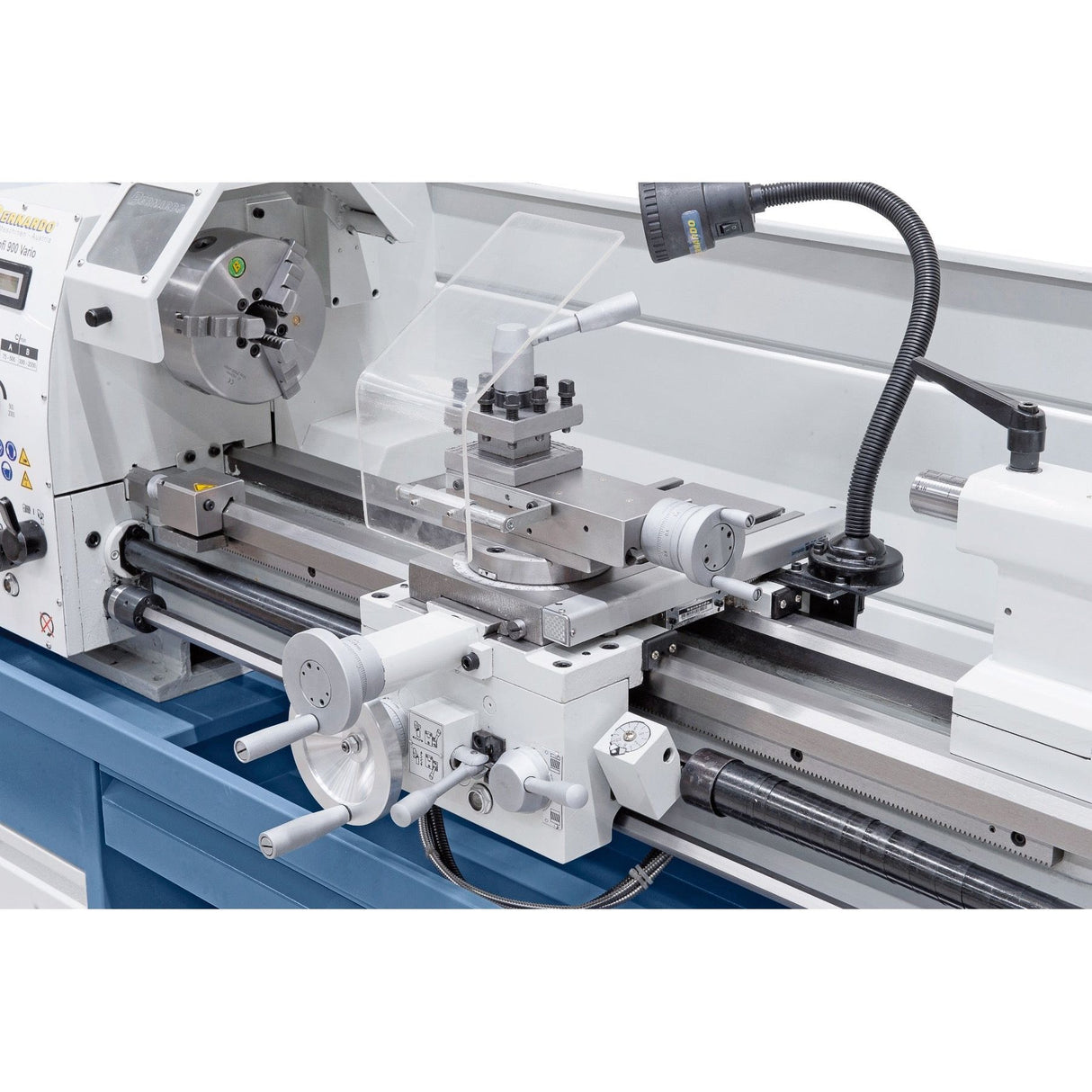 BERNARDO Leit- und Zugspindeldrehmaschine – Modell Profi 900 Vario / 400 V inkl. 2-Achs-Digitalanzeige ES-12 V