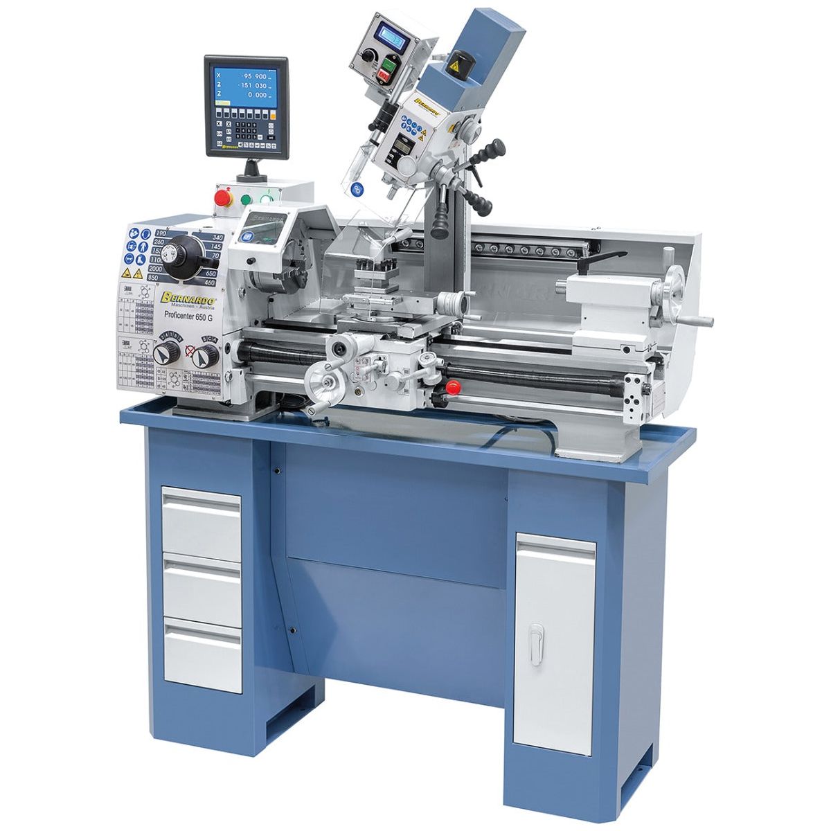 BERNARDO Bearbeitungszentre – Modell Bearbeitungszentrum Proficenter 650 G / 400 V inkl. 2-Achs-Digitalanze